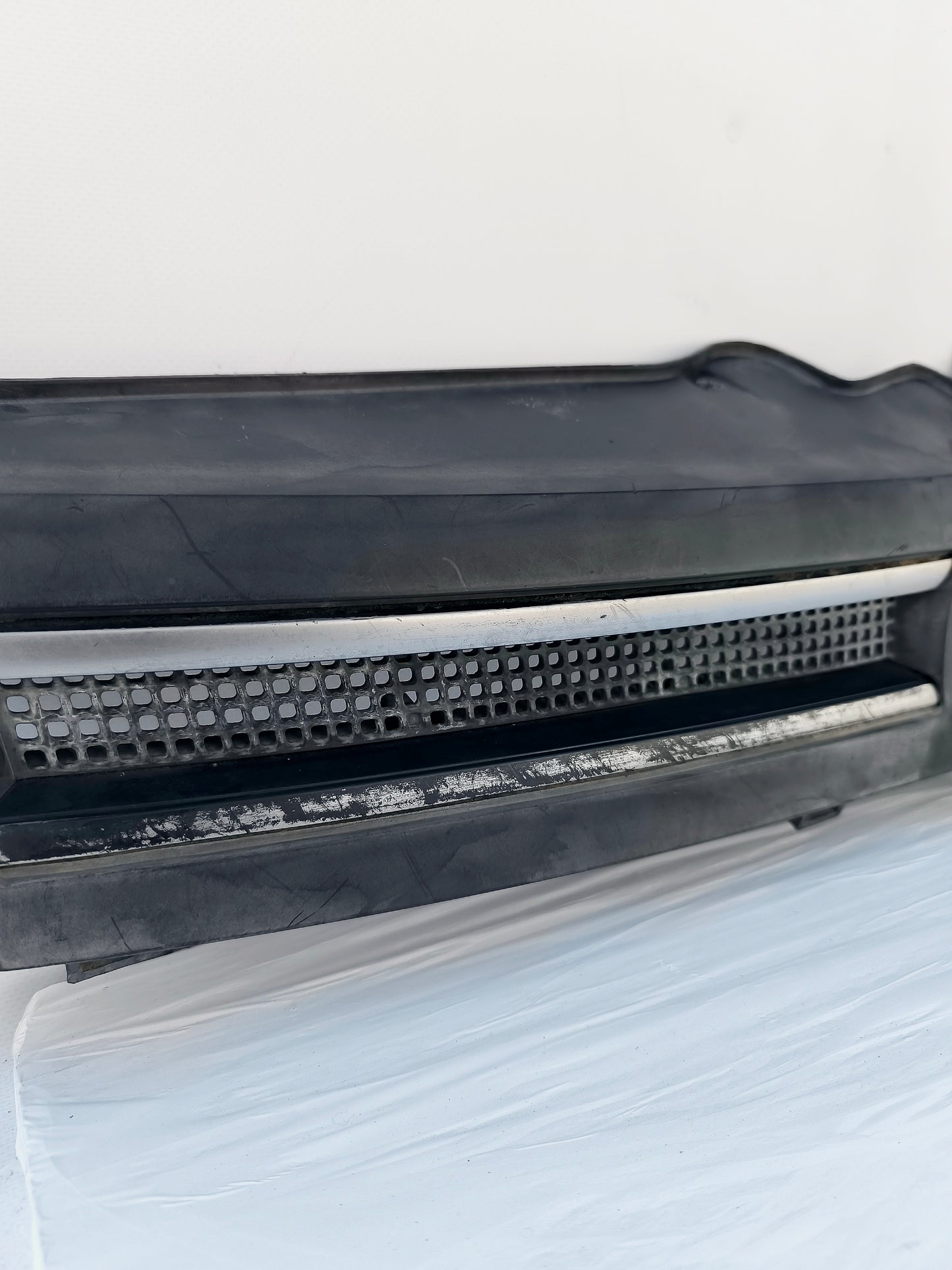 Front grille silver grey Fiat Panda 169 ecoAG6684