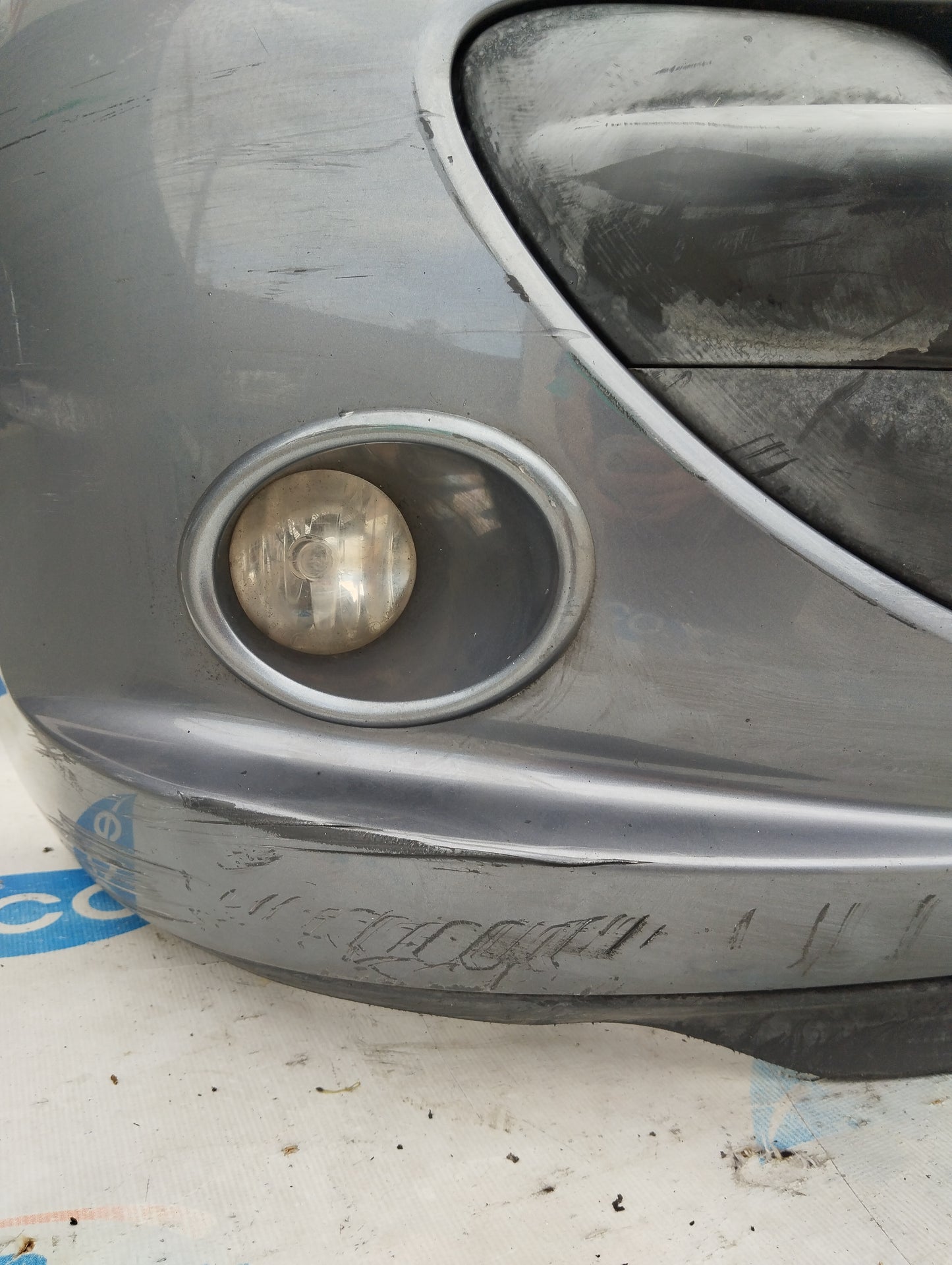 Gunmetal grey front bumper Peugeot 206 Plus ecoAG5658