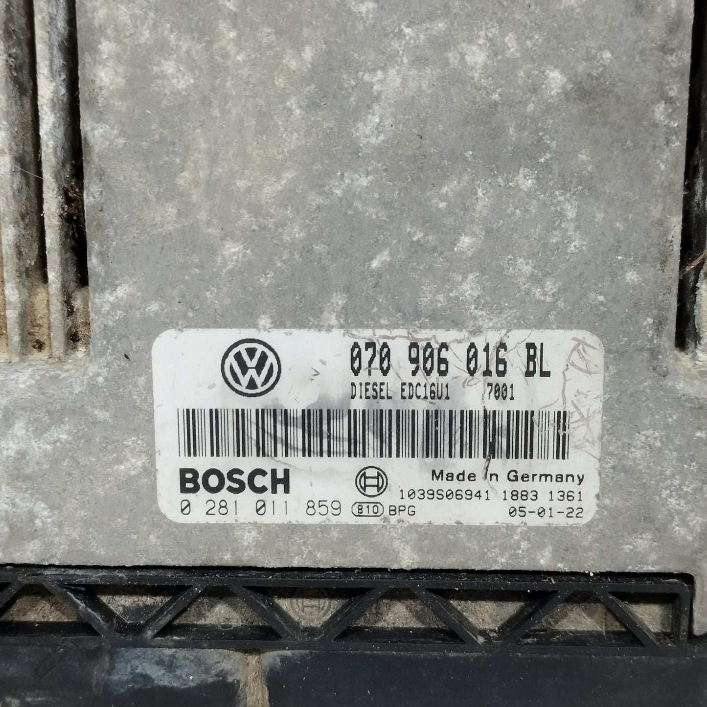 Zündanlage für Volkswagen Touareg 2.5 TDI, Baujahr 2004, Teilenummer: 070906016BL ecoAC12399