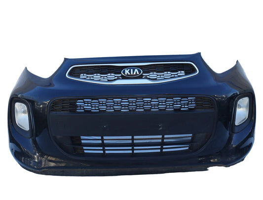 Paraurti anteriore nero Kia Picanto (TA) 2015-2017 Restyling cod: 865111y5000 ecoDM153
