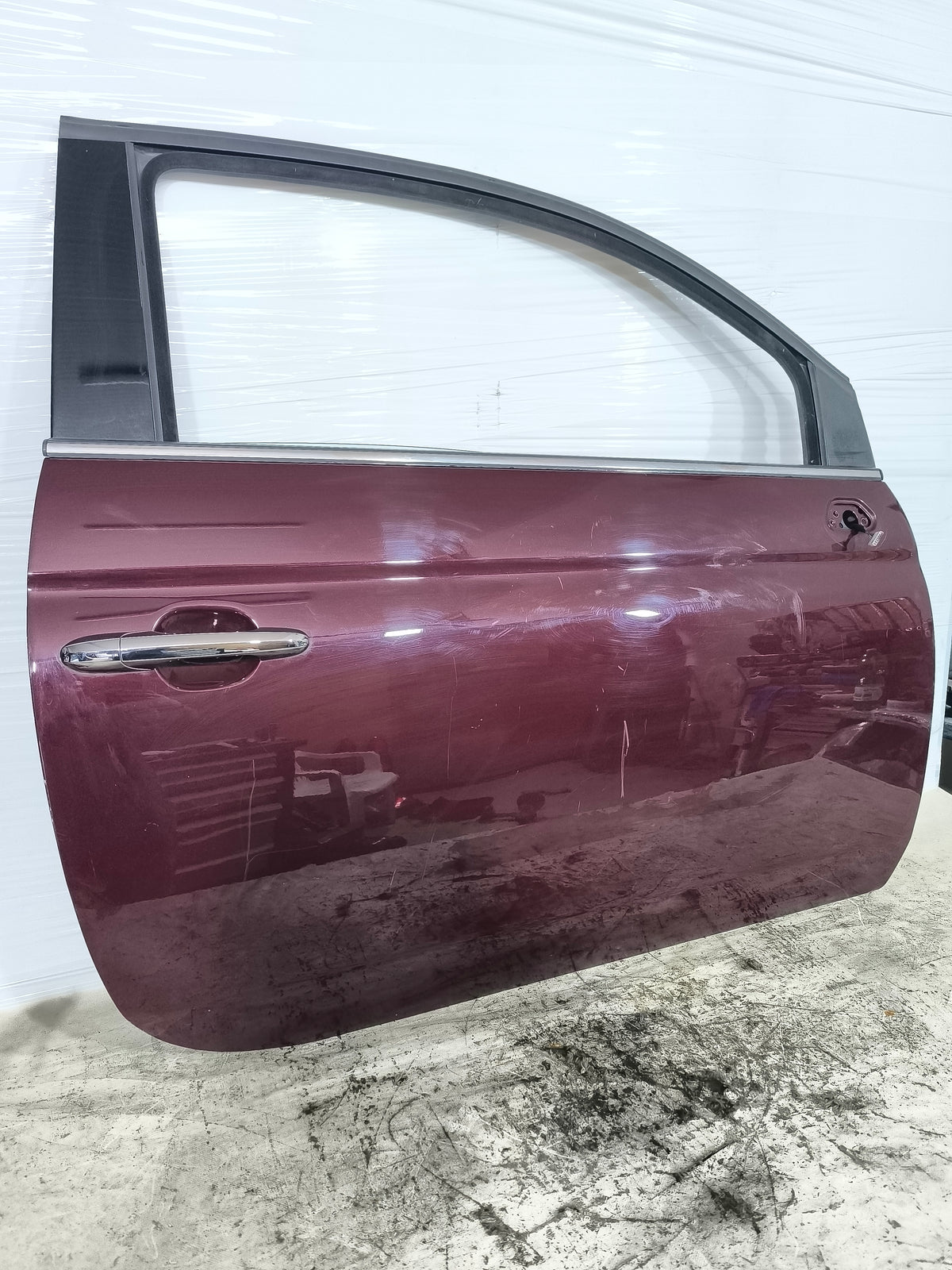Sportello dx bordeaux Fiat 500 Dolcevita (312) 2007-2024 ecoAG9717