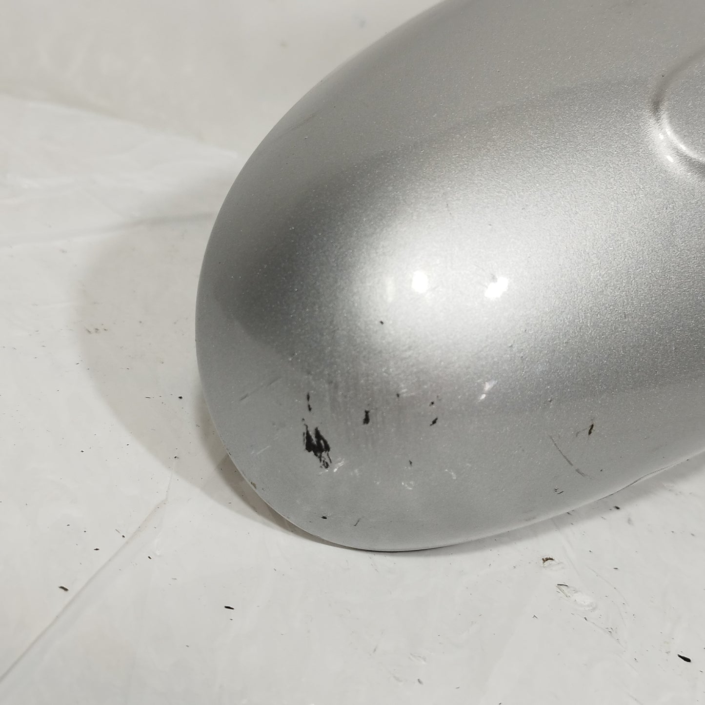 Grauer, manueller Außenspiegel vorne rechts für Smart fortwo 450, Baujahr 2003, ecoAC13009