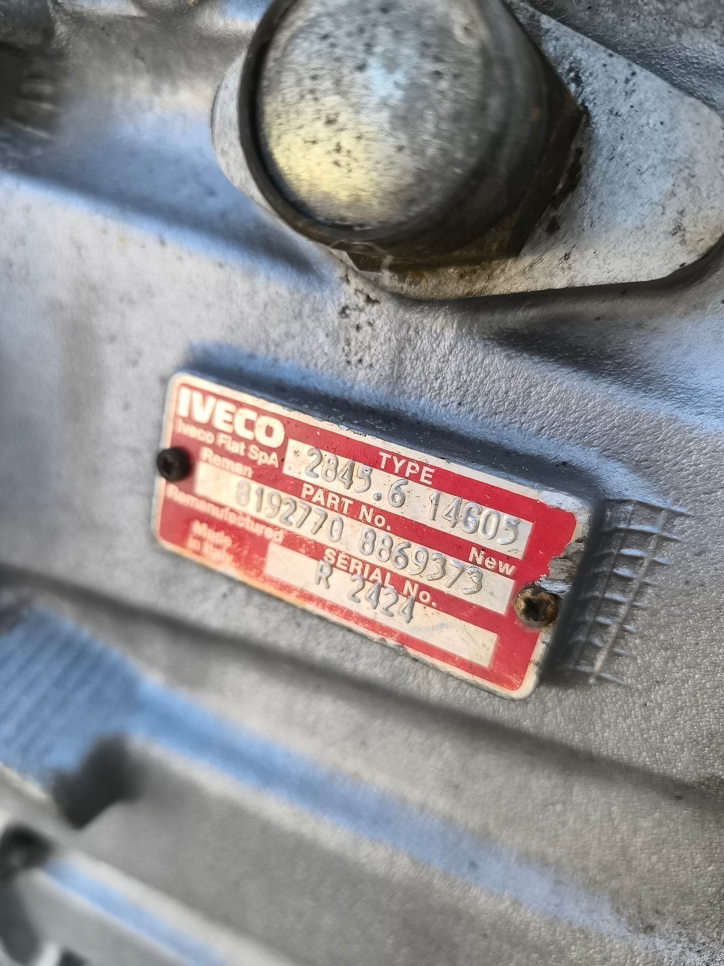 Cambio manuale 6 marce IVECO Eurocargo 1990-2000 cod: 2845.6.14605 / 8192770 ecoAG8168