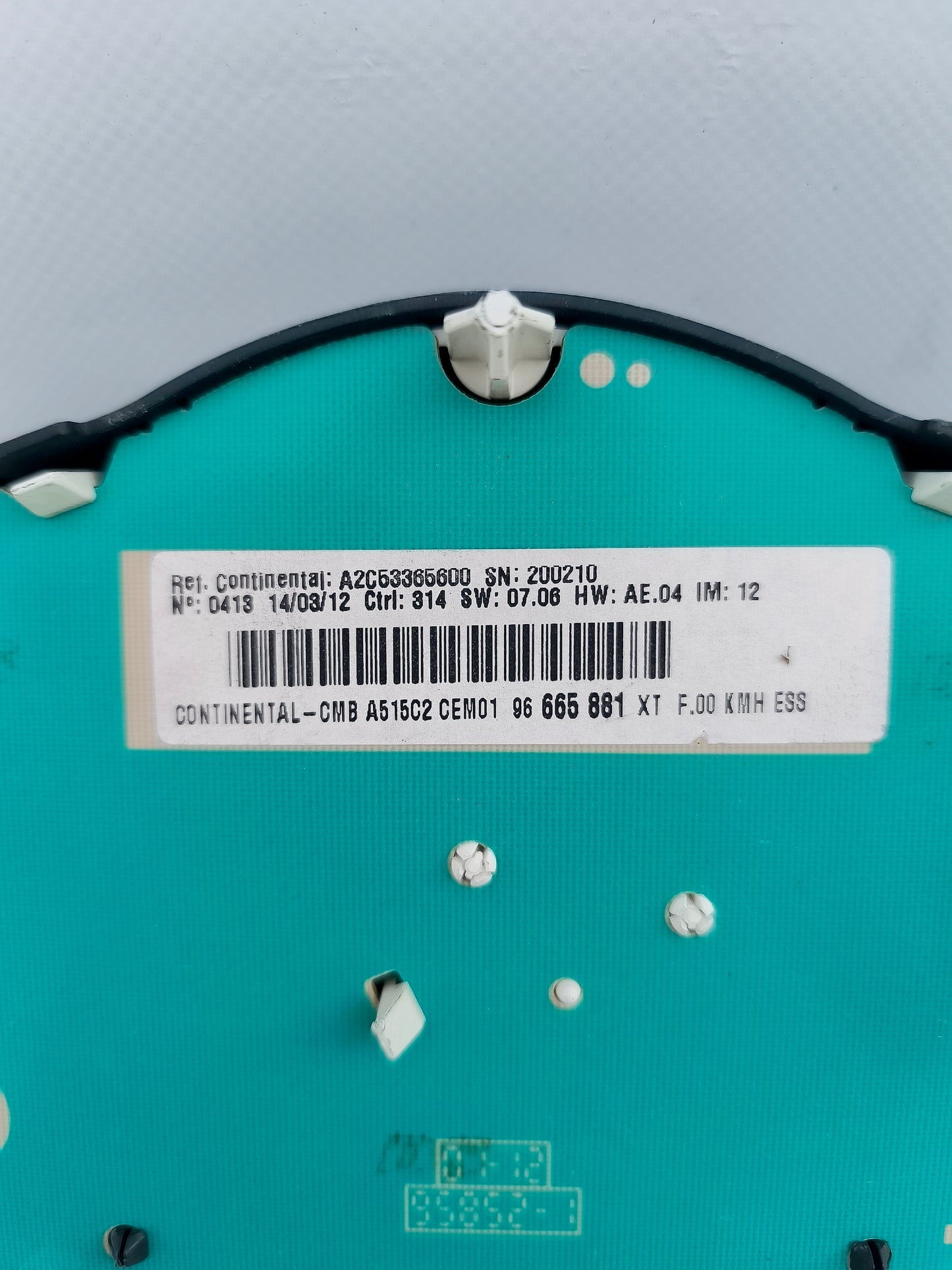 Quadro strumenti Citroën C3 1.1 B  anno 2012 Cod.96665881 ecoAG6535