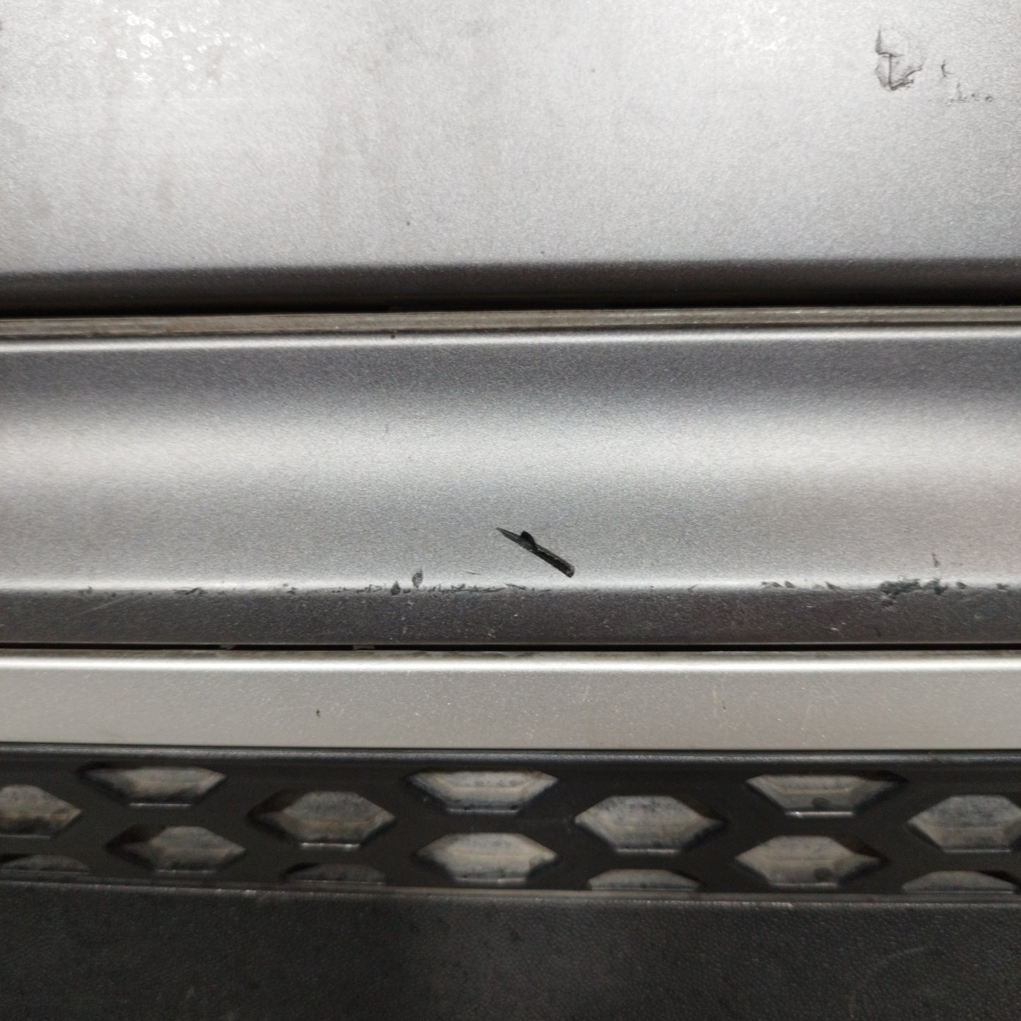 Smart Fortwo 451 Facelift 2010 ecoAC8706 Silbergraue Heckstoßstange