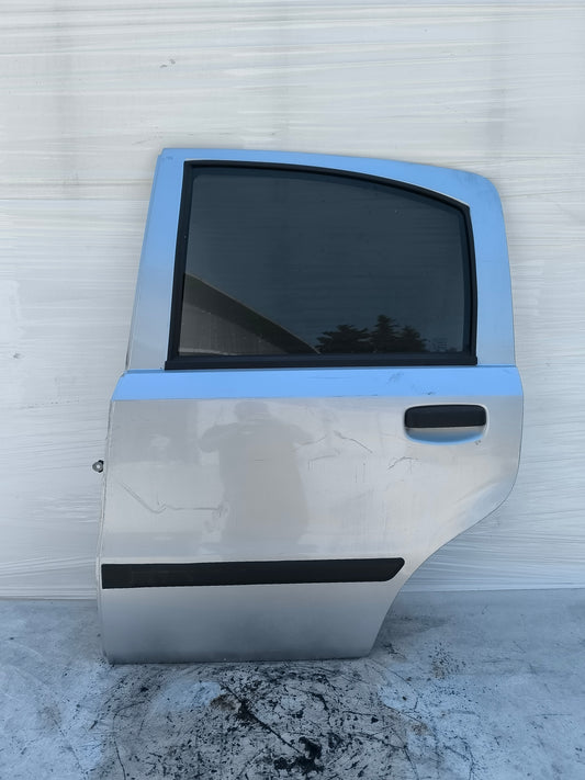 Sportello posteriore sx grigio argento Fiat Panda 169 2003-2011 ecoAG8336