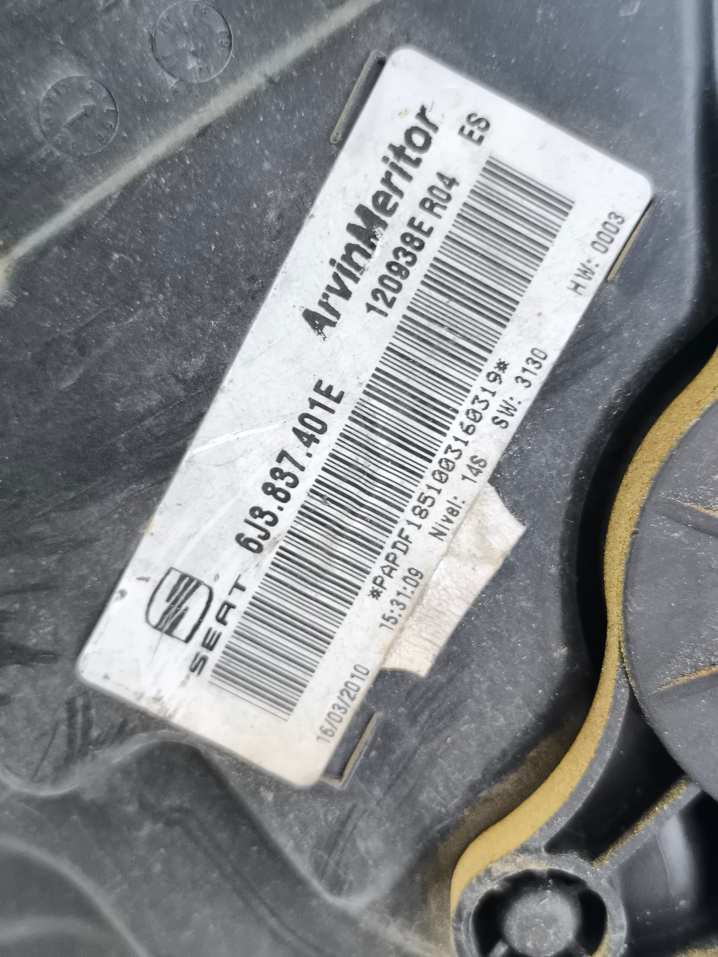 Cremagliera anteriore sx Seat Ibiza anno 2008-2012 cod: 6r0959801N ecoAG8495