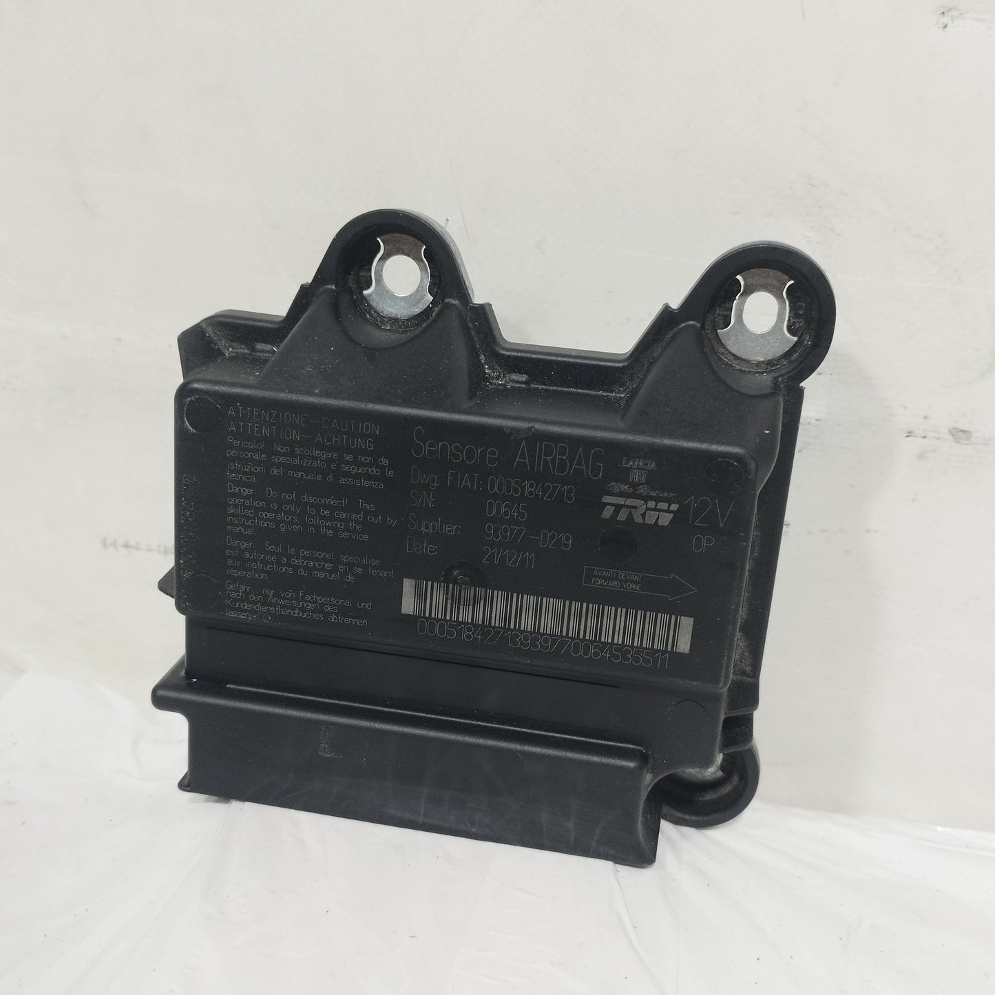 Centralina airbag Fiat New Panda 2012-2024 cod: 00051842713 ecoAC16129