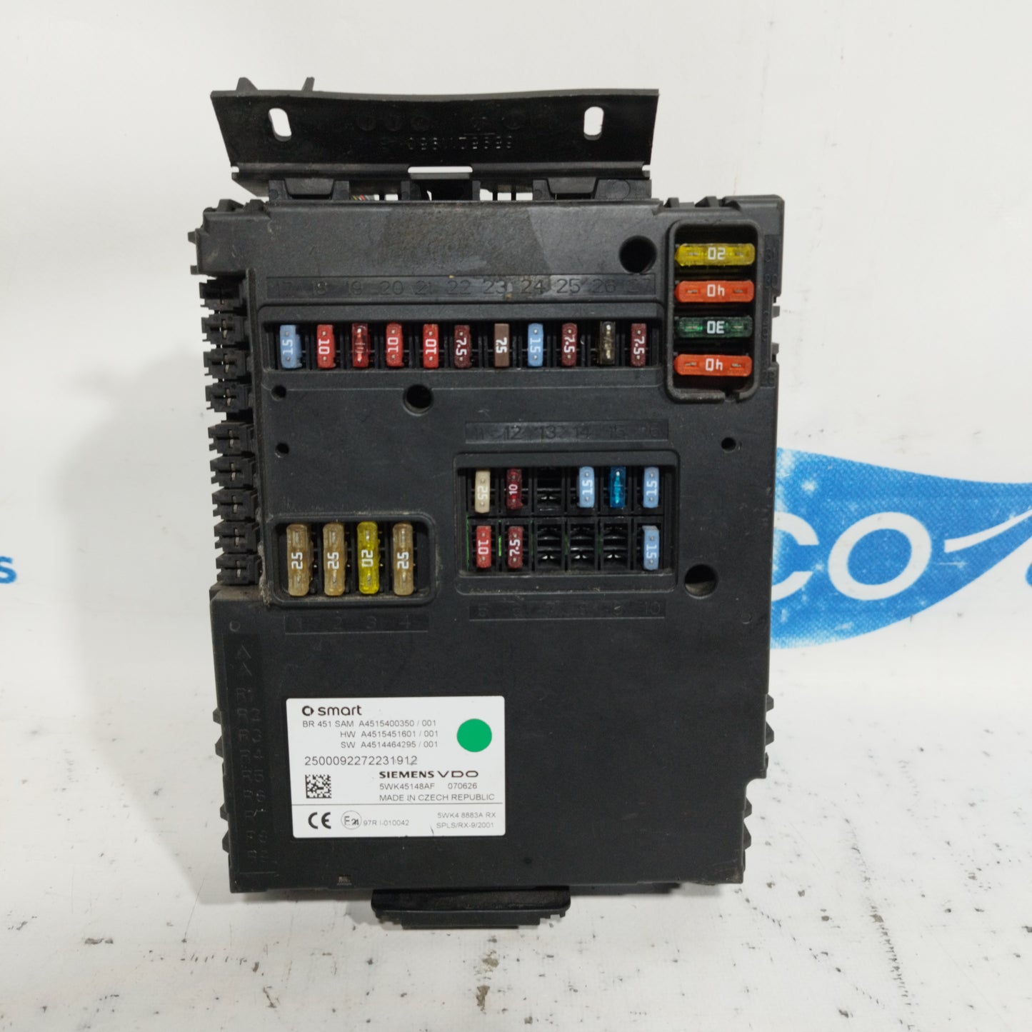 Zündkit Smart Fortwo 451 1.0 B 2010 Code: A1321532779 ecoAC8351