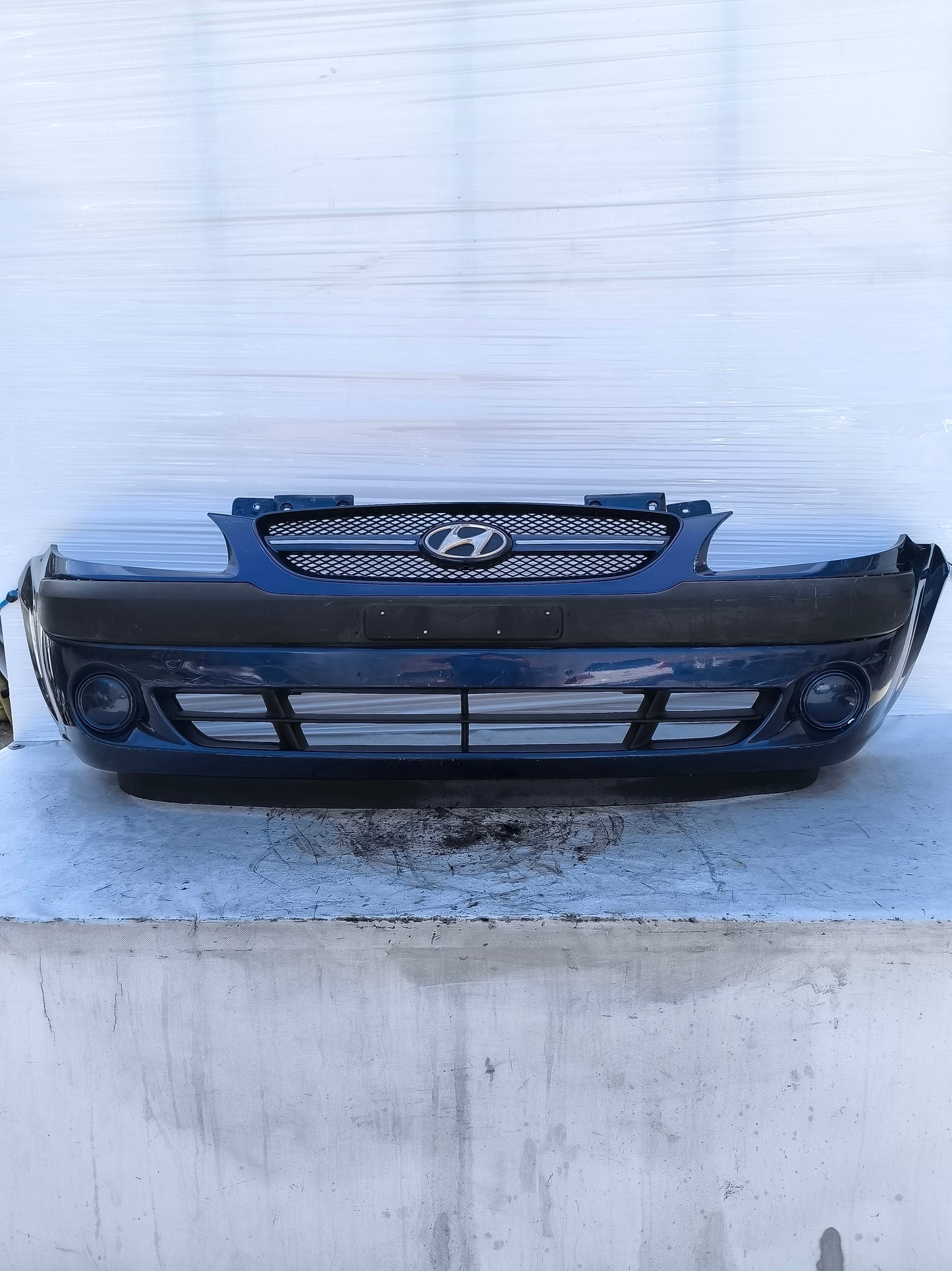 Paraurti anteriore blu Hyundai Getz anno 2006 ecoAG8366