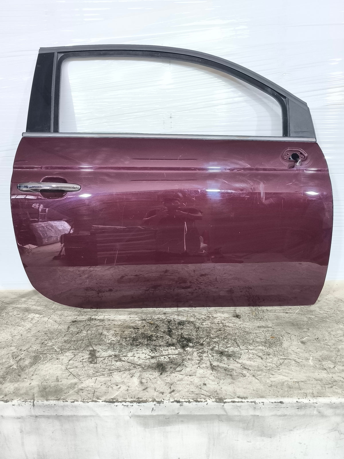 Sportello dx bordeaux Fiat 500 Dolcevita (312) 2007-2024 ecoAG9717