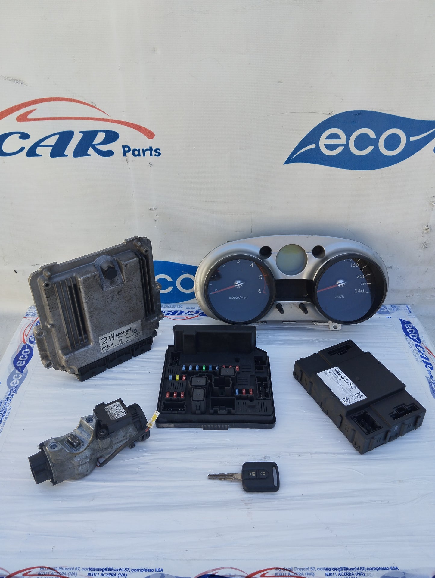 Zündkit für Nissan Qashqai 2.0 DCI 150 PS, Code: 0281013855 ecoAG5317