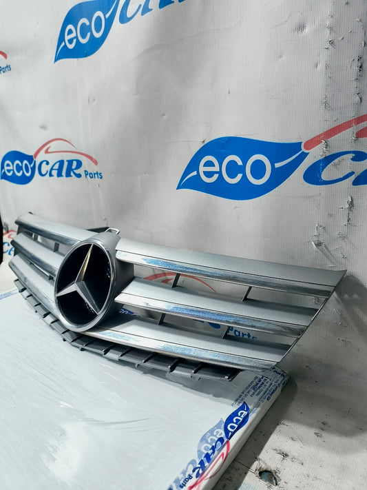 Mercedes A-Class w169 silver grey front grille Cod. A1698881360 ecoAG6209 slightly scratched and chrome plating with signs of wear