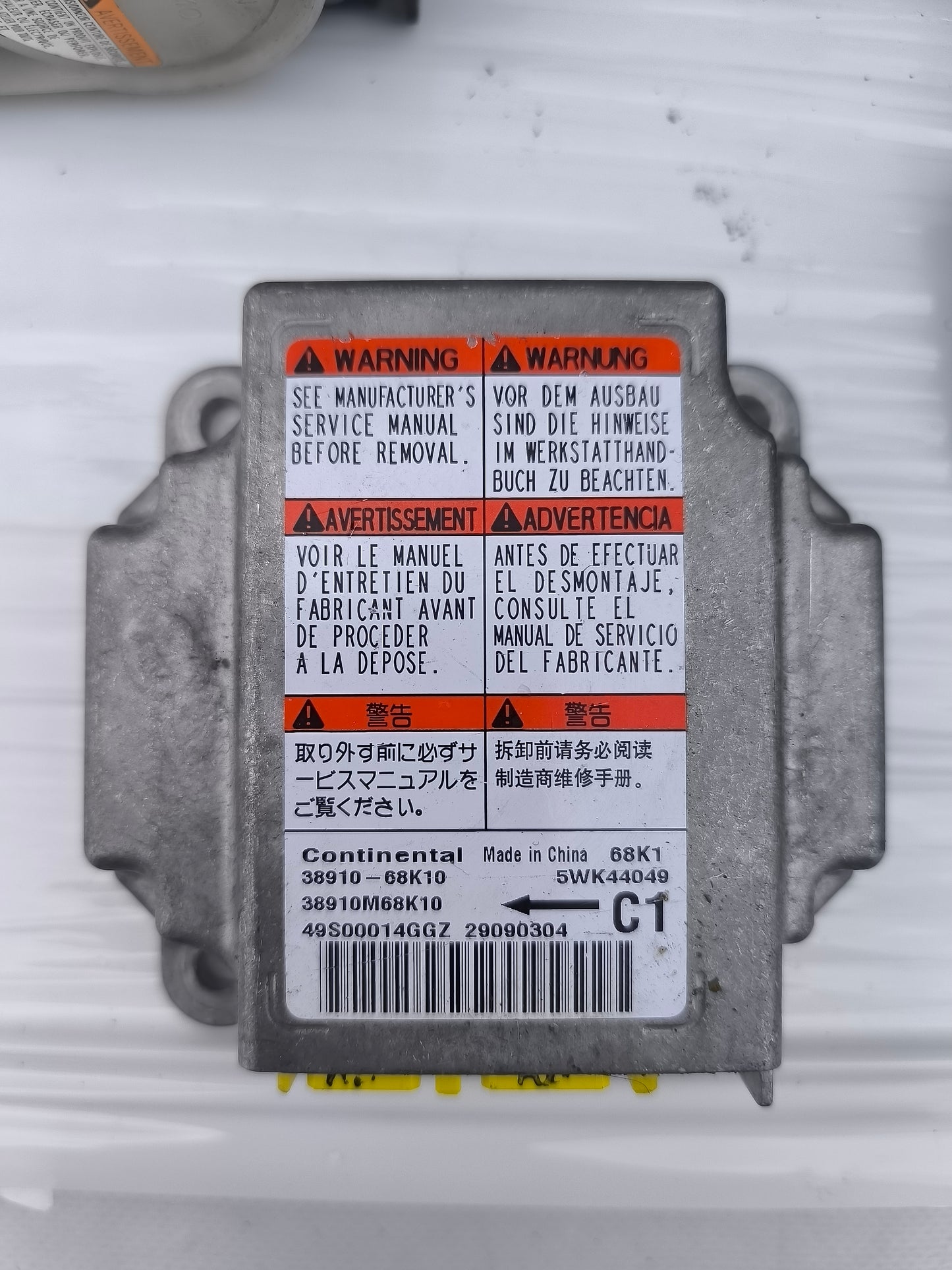 Nissan Pixo Airbag-Kit Baujahr 2009 Code: 38910-68K10 ecoAG6774