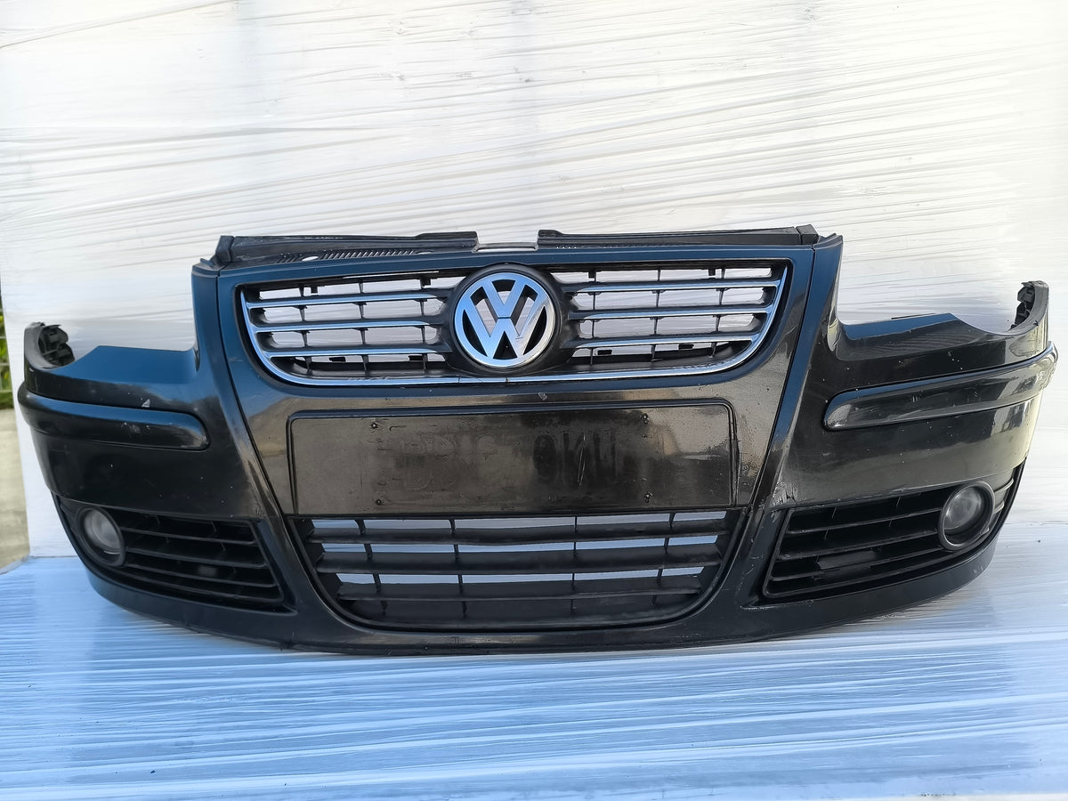 Paraurti anteriore grigio scuro Volkswagen Polo (9N3) 2005-2009 ecoAG10018