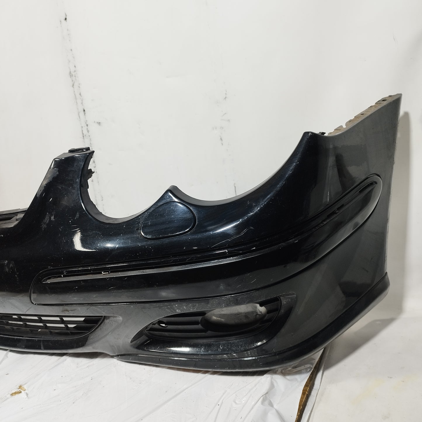 Paraurti anteriore nero Mercedes Classe C W203 Sport Coupé 2004 ecoAC15031