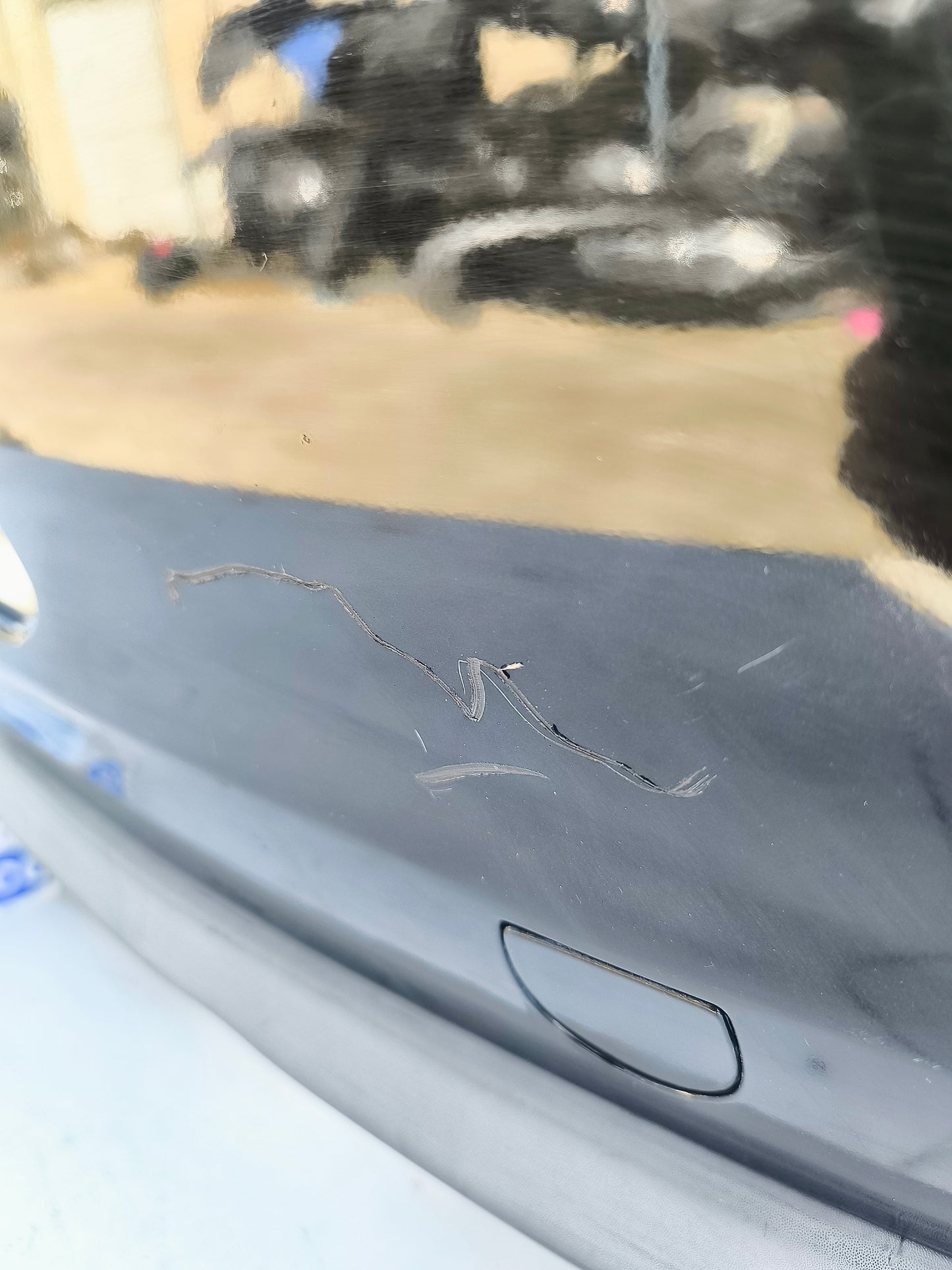 Paraurti posteriore nero Citroën C3 anno 2014 ecoAG7216