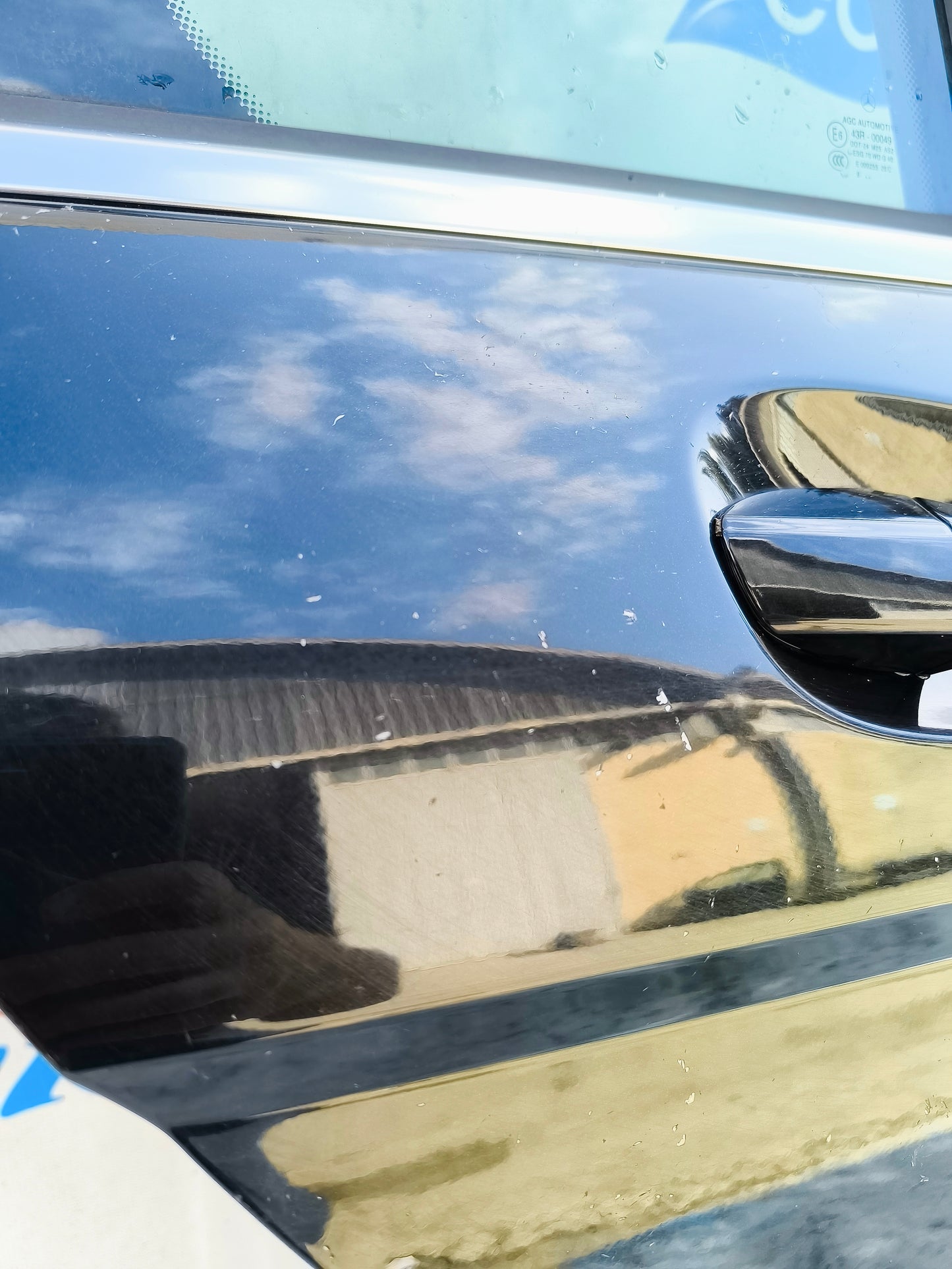 Rear right door black Mercedes C-Class w204 sw ecoAG5724