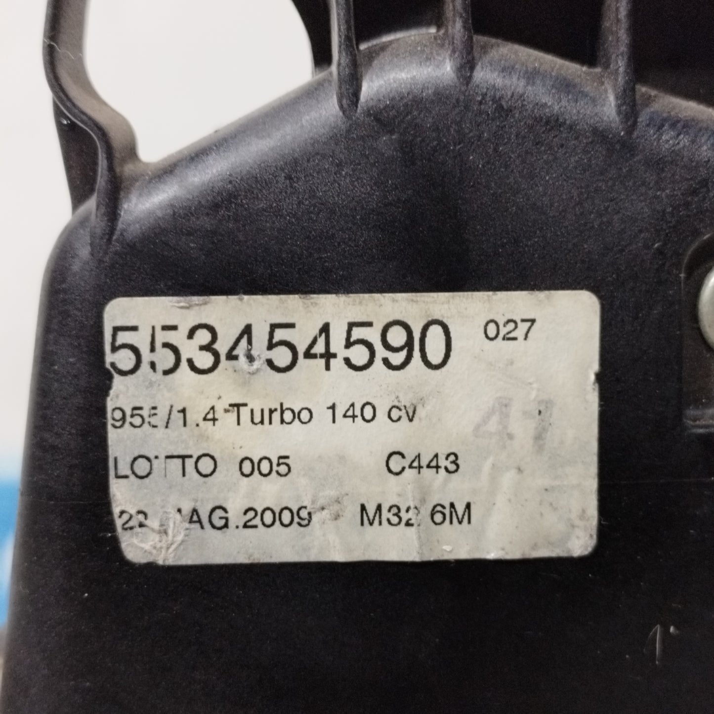 Gear lever Alfa Romeo Mito 1.4 TB 2008 code: 553454590 ecoAC10006