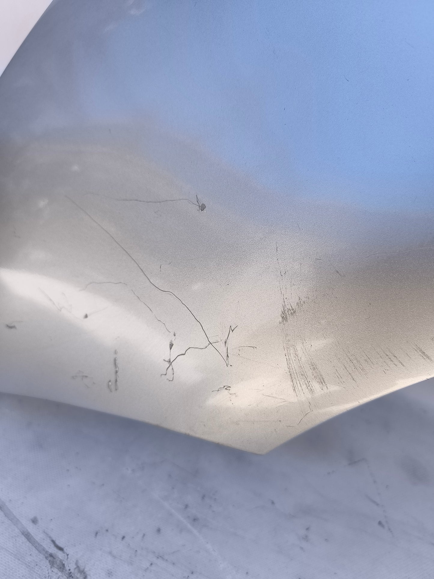 Parafango sx grigio argento Citroën C4 Picasso anno 2007 ecoAG7229