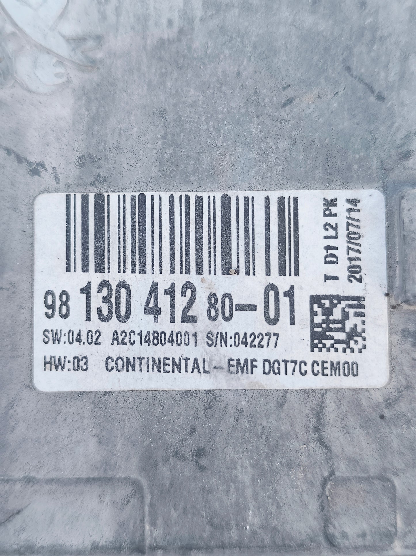 Peugeot Expert Multifunktionsbildschirm, Baujahr 2017, Teilenummer 9813041280-01, ecoAG6396