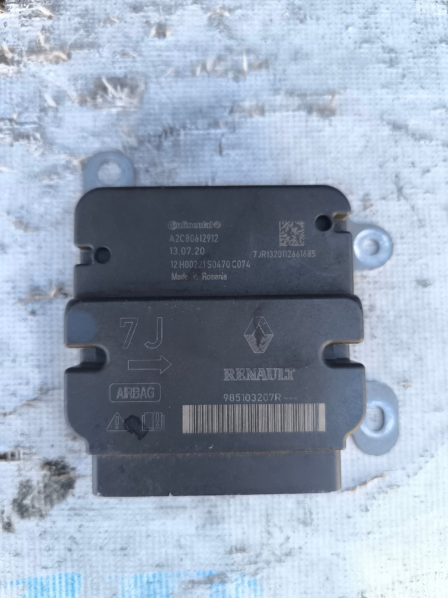 Komplettes Airbag-Set für Dacia Sandero 2012, Code: a2c80612912 ecoAG5884