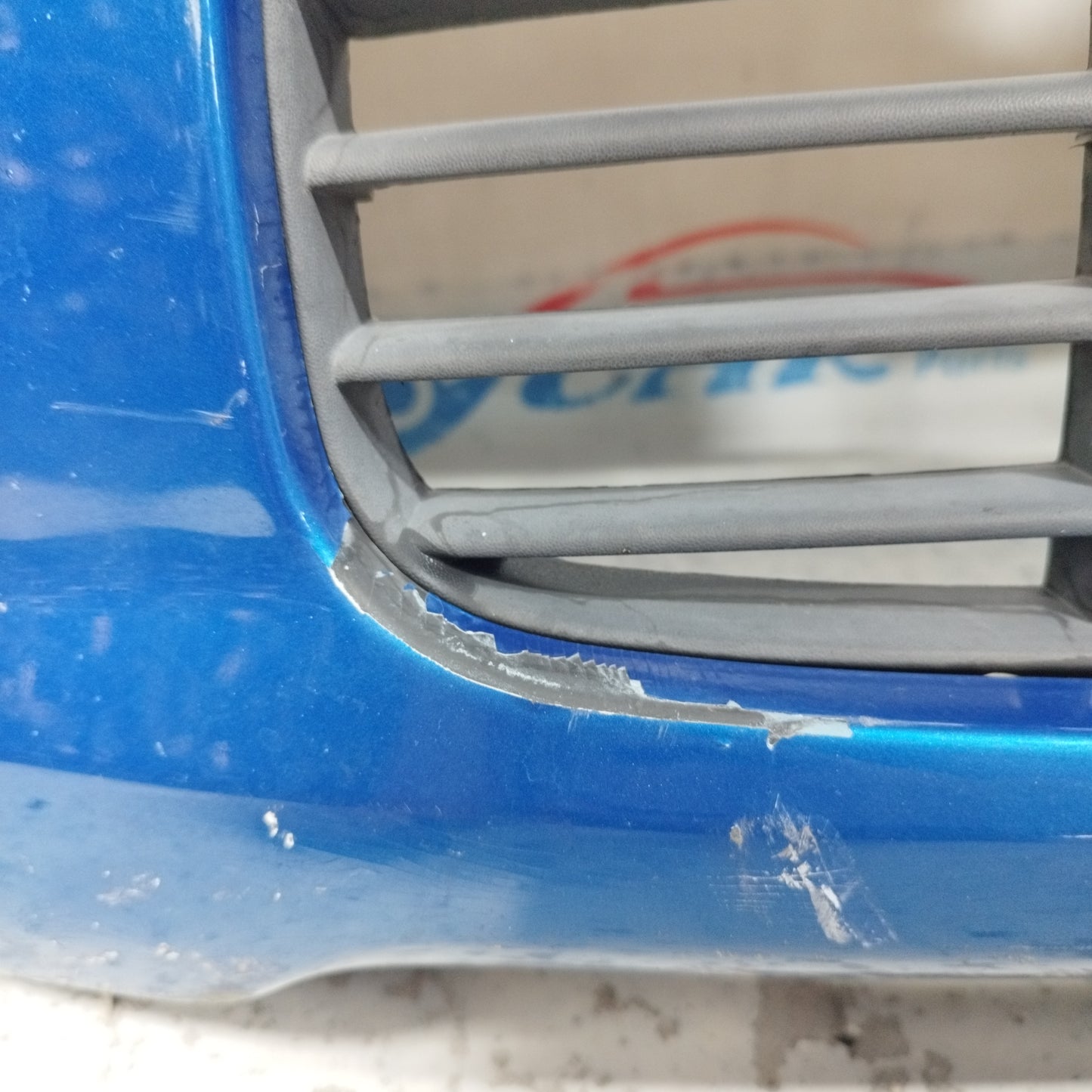 Electric Blue Front Bumper Hyundai i10 2009 ecoAC9694