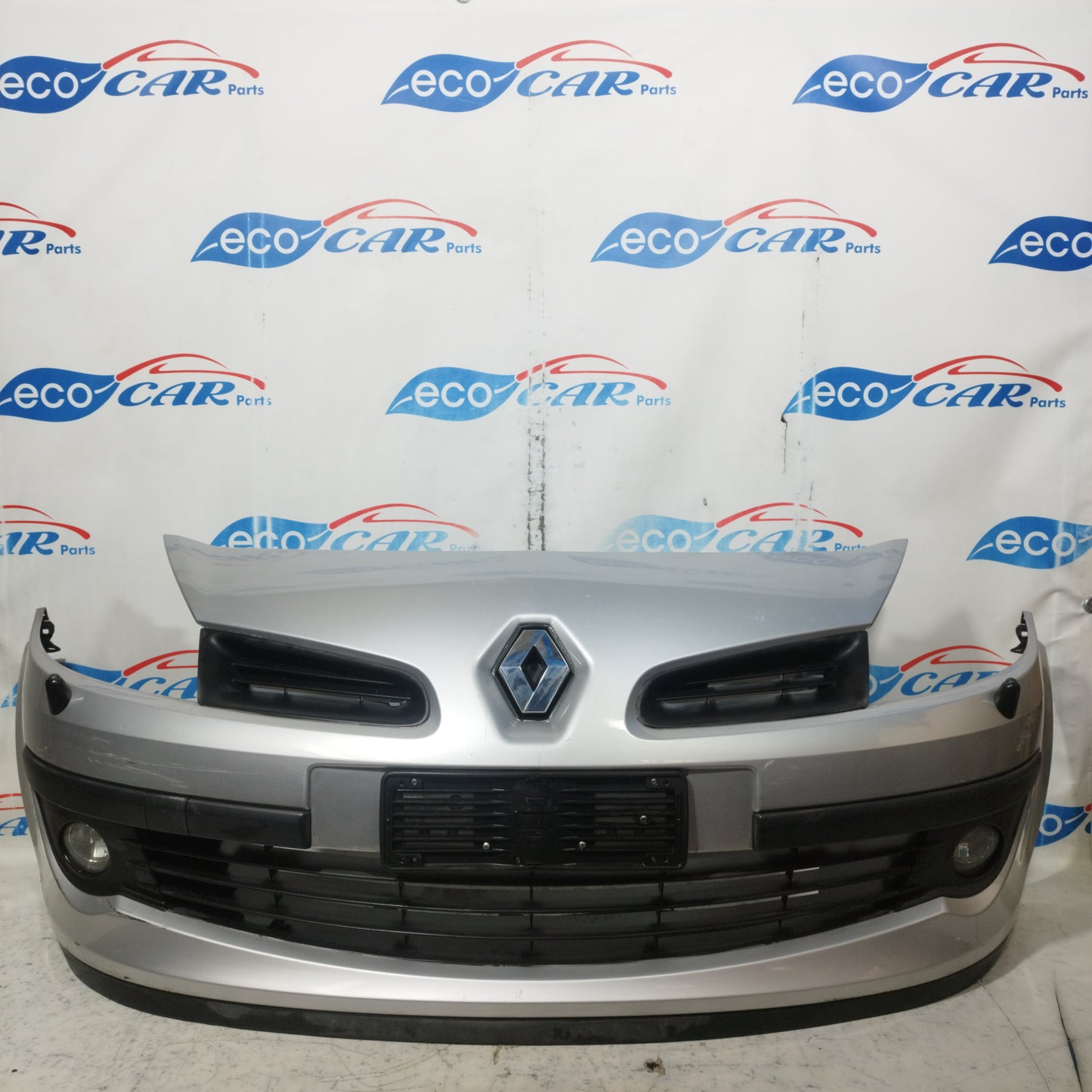 Front bumper silver grey Renault Clio 2007 ecoAC10075