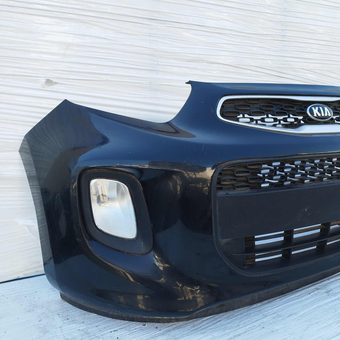 Paraurti anteriore nero Kia Picanto (TA) 2015-2017 Restyling cod: 865111y5000 ecoDM153