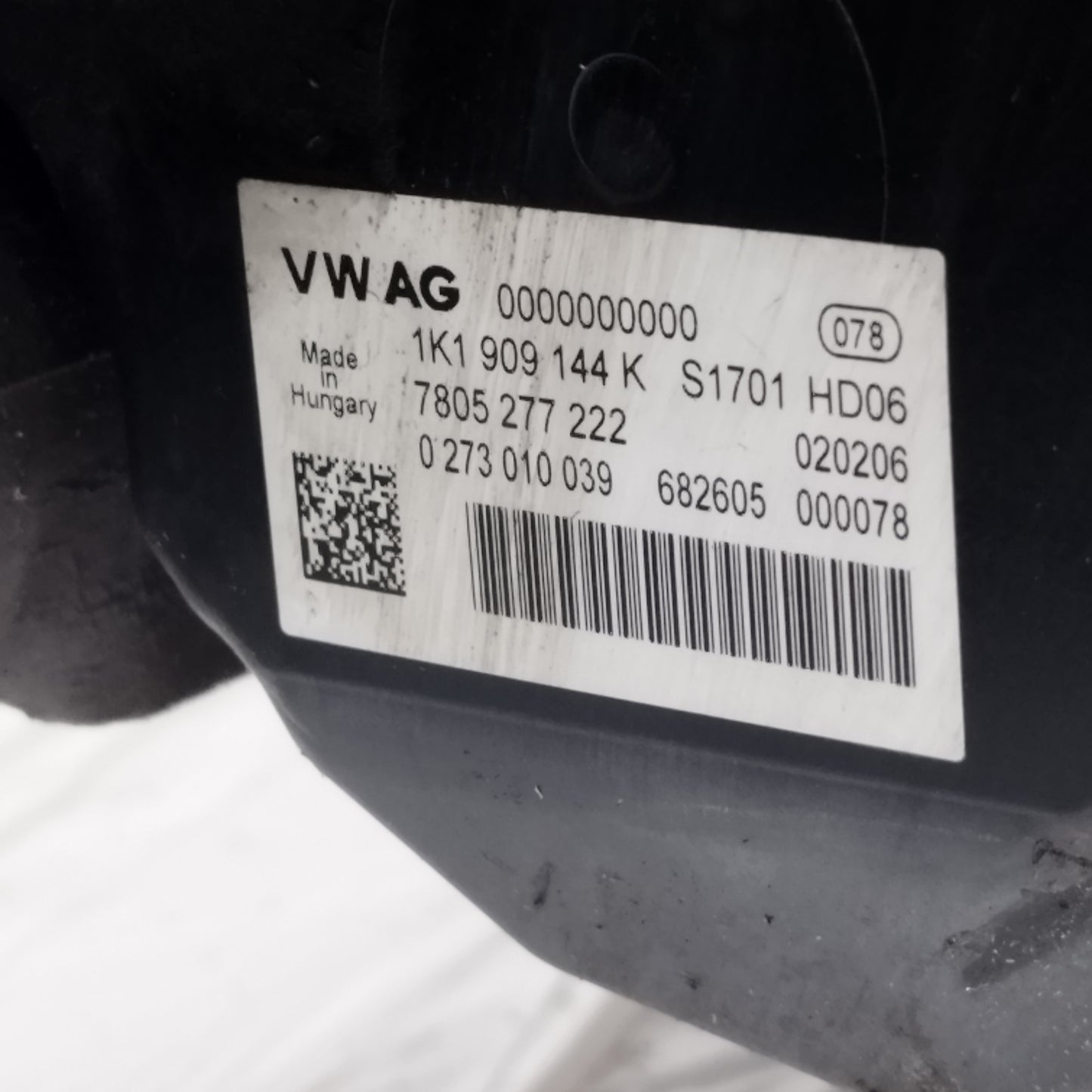 Scatola guida Audi A3 2.0 D 2006 Cod: 1k1909144k ecoAC12893