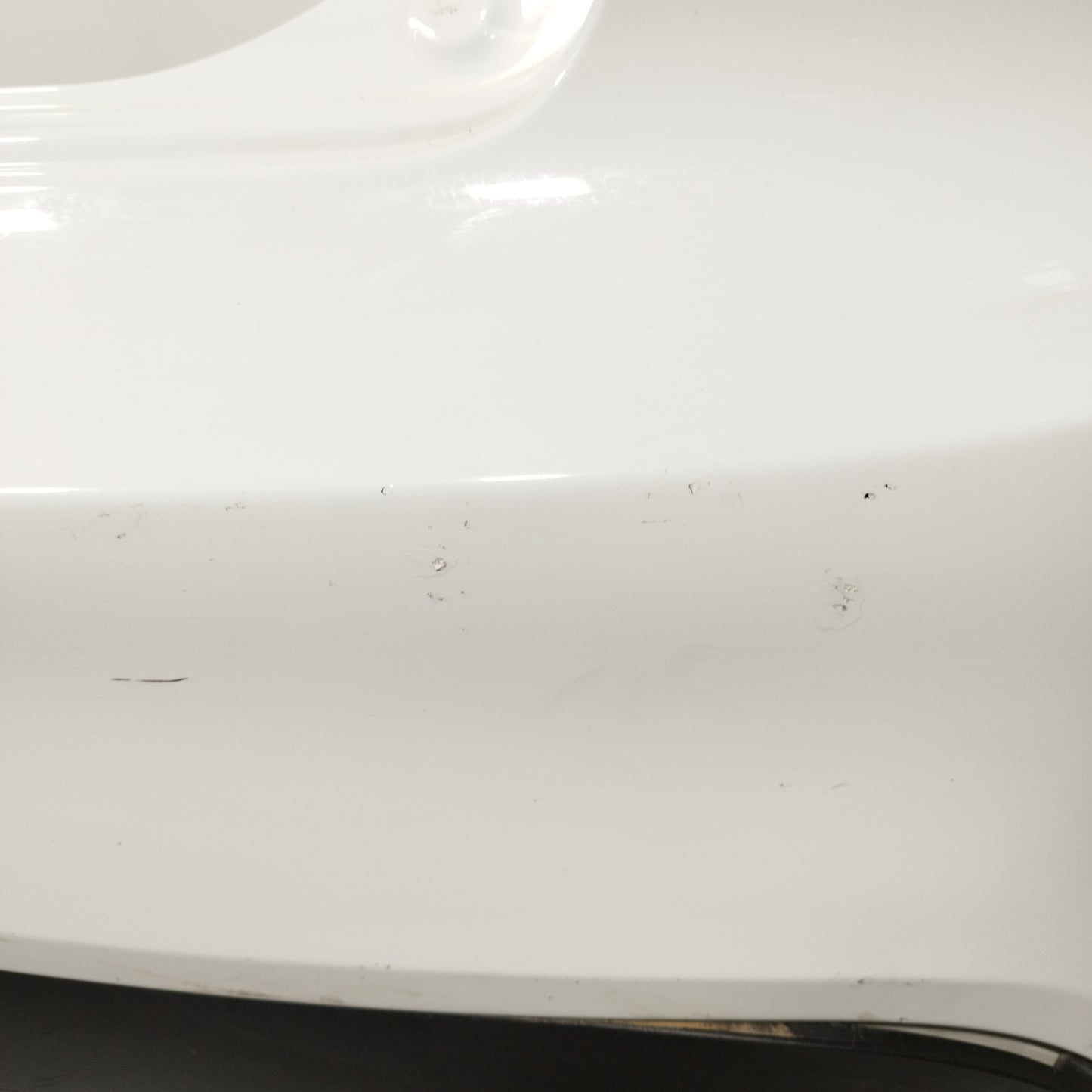 White Rear Bumper Kia Rio 2012 ecoAC11383