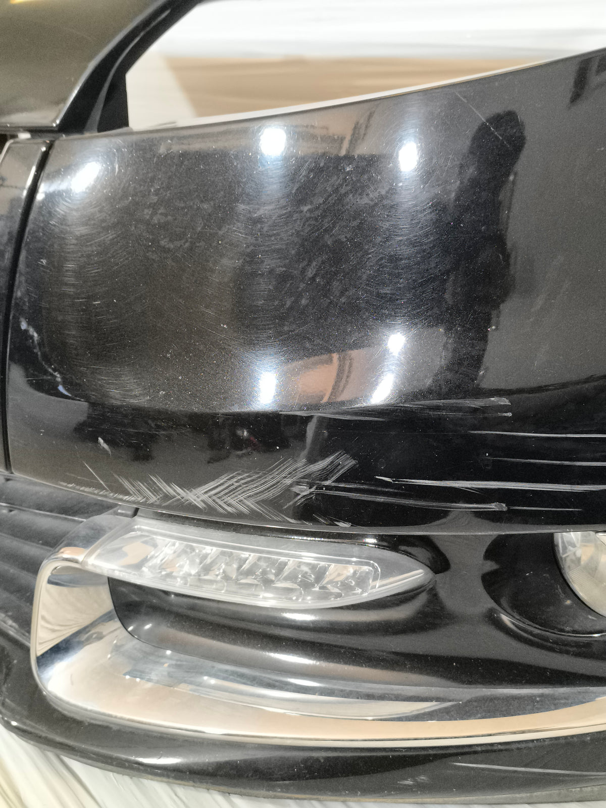 Paraurti anteriore nero Renault Scenic III anno 2013-2016 Restyling ecoAG9819