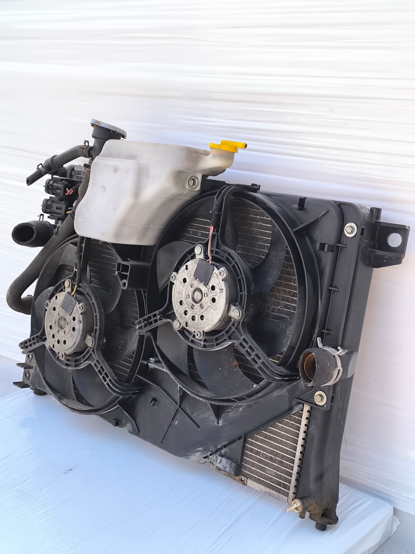 Radiatore acqua + ventole Tata Xenon 2.2 D 2007-2013 ecoAG8402