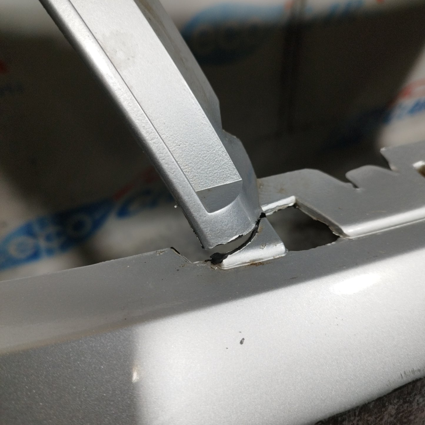 Front bumper grey Renault Scenic 2008 ecoAC11010