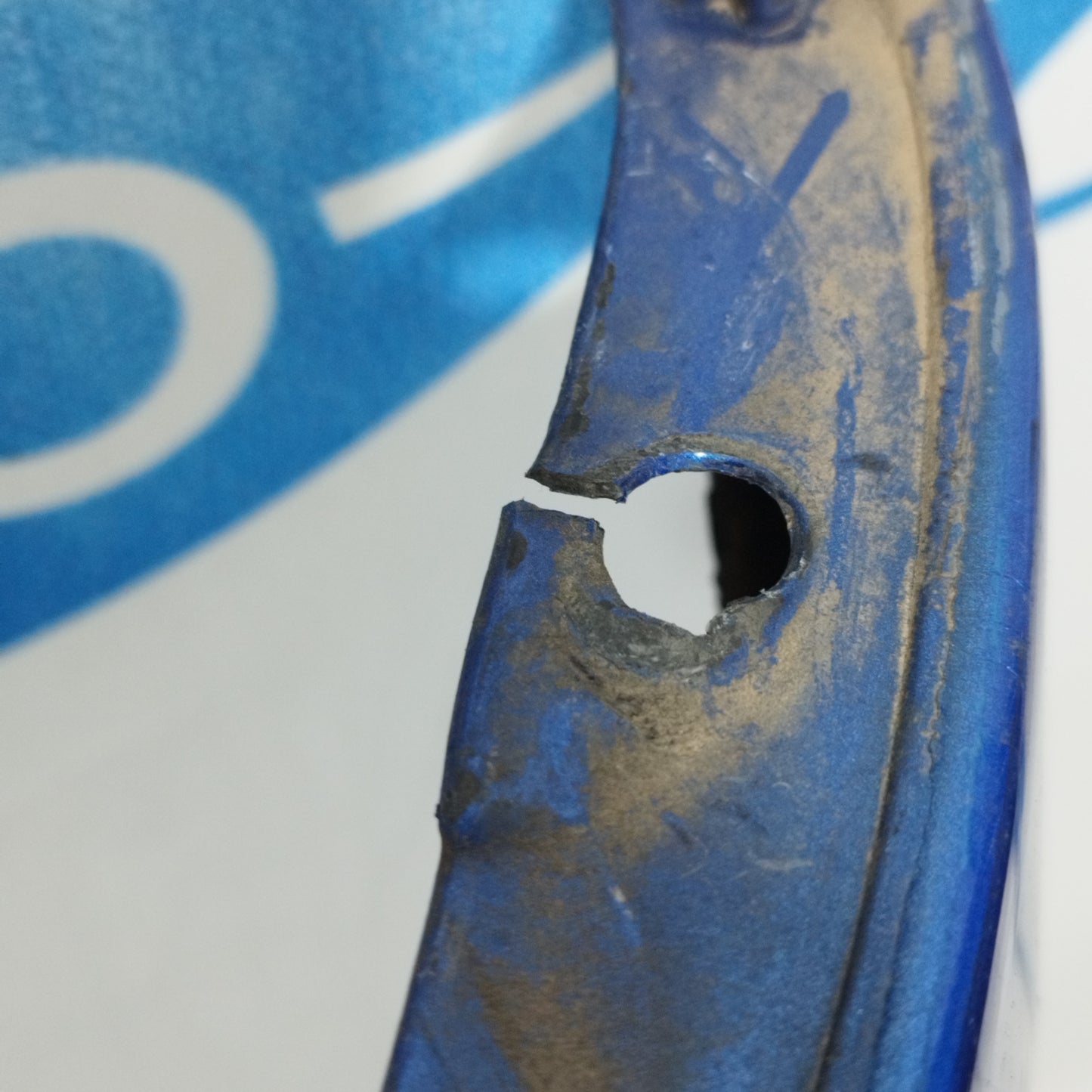 Paraurti posteriore blu elettrico Citroen C3 pluriel 2006 ecoAC9574