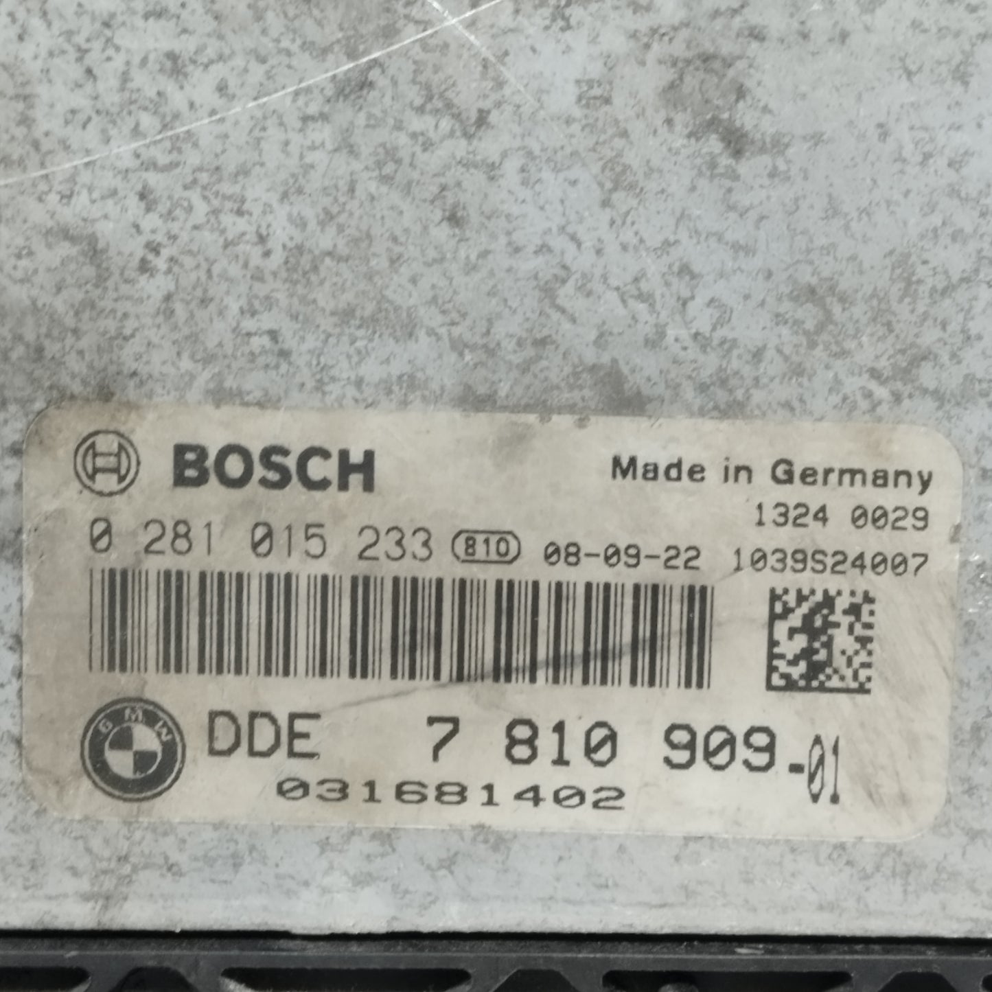 Centralina motore Mini Cooper R56 1.6 D 2009 Cod: 0281015233 ecoAC14130