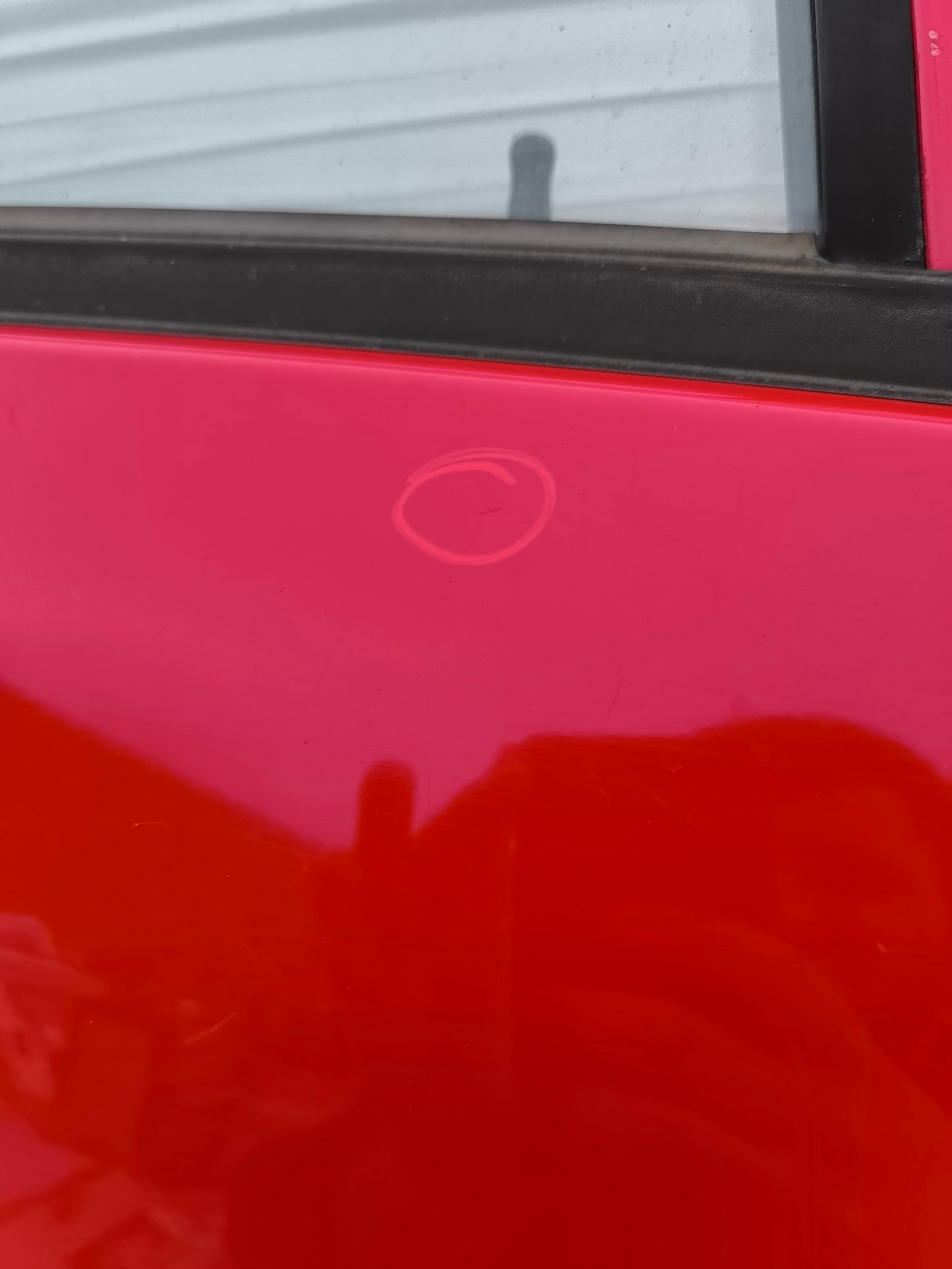 Sportello posteriore dx rosso Chevrolet Spark (m300) 2009-2015 ecoAG7970