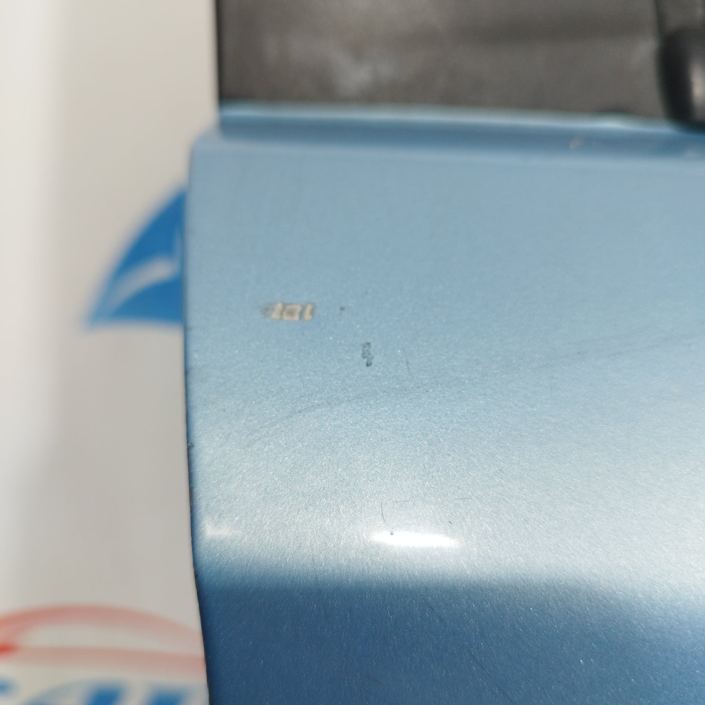 Vordere rechte Tür, blau, Fiat Panda 2005 ecoAC9842