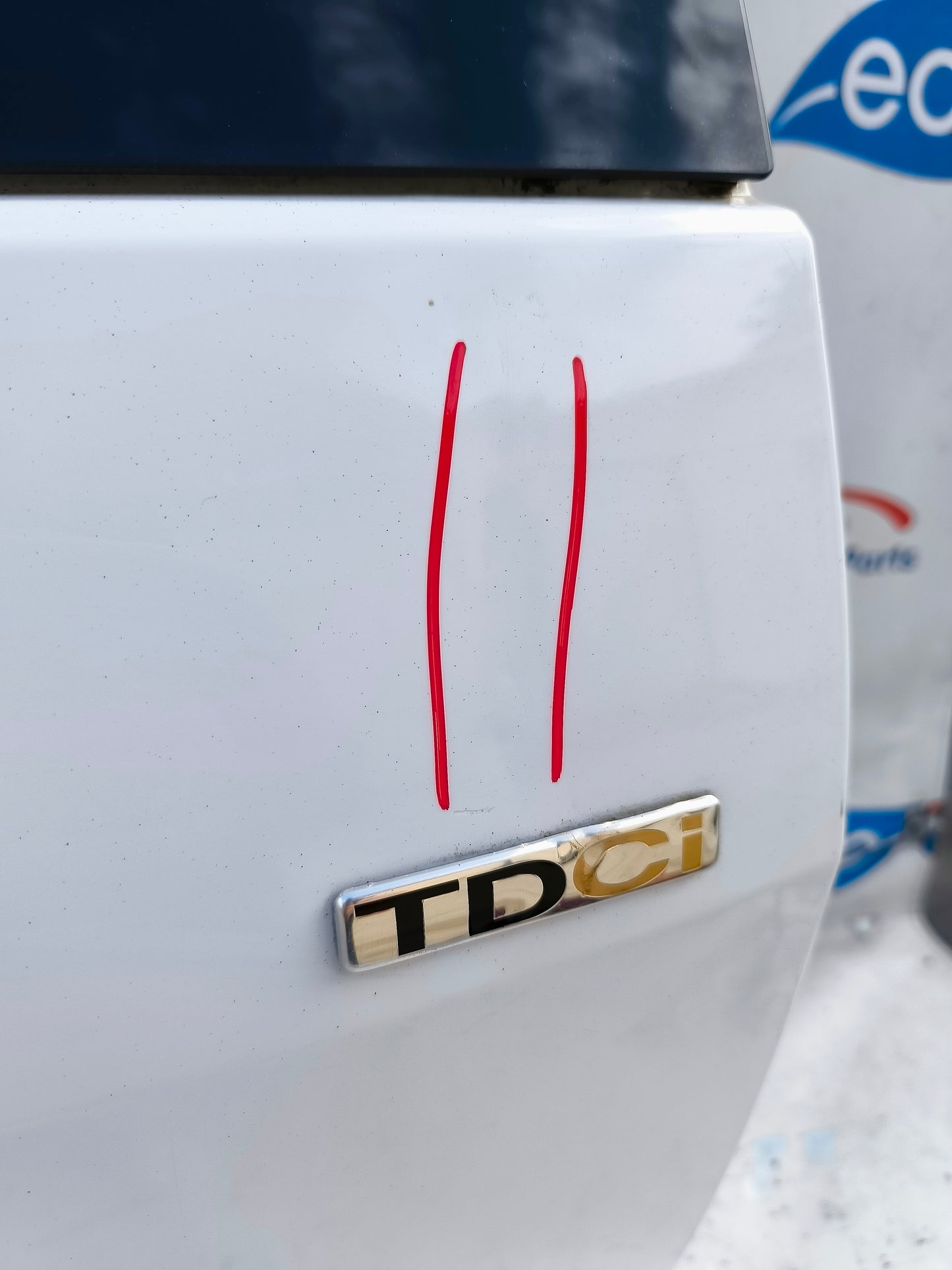 Portellone posteriore bianco Ford Focus 2006 SW ecoAG5746