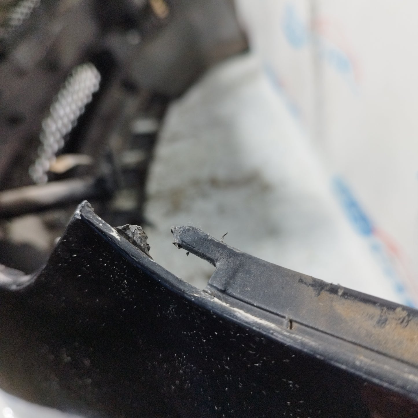 Black Front Bumper Chevrolet Captiva 2008 ecoAC10702