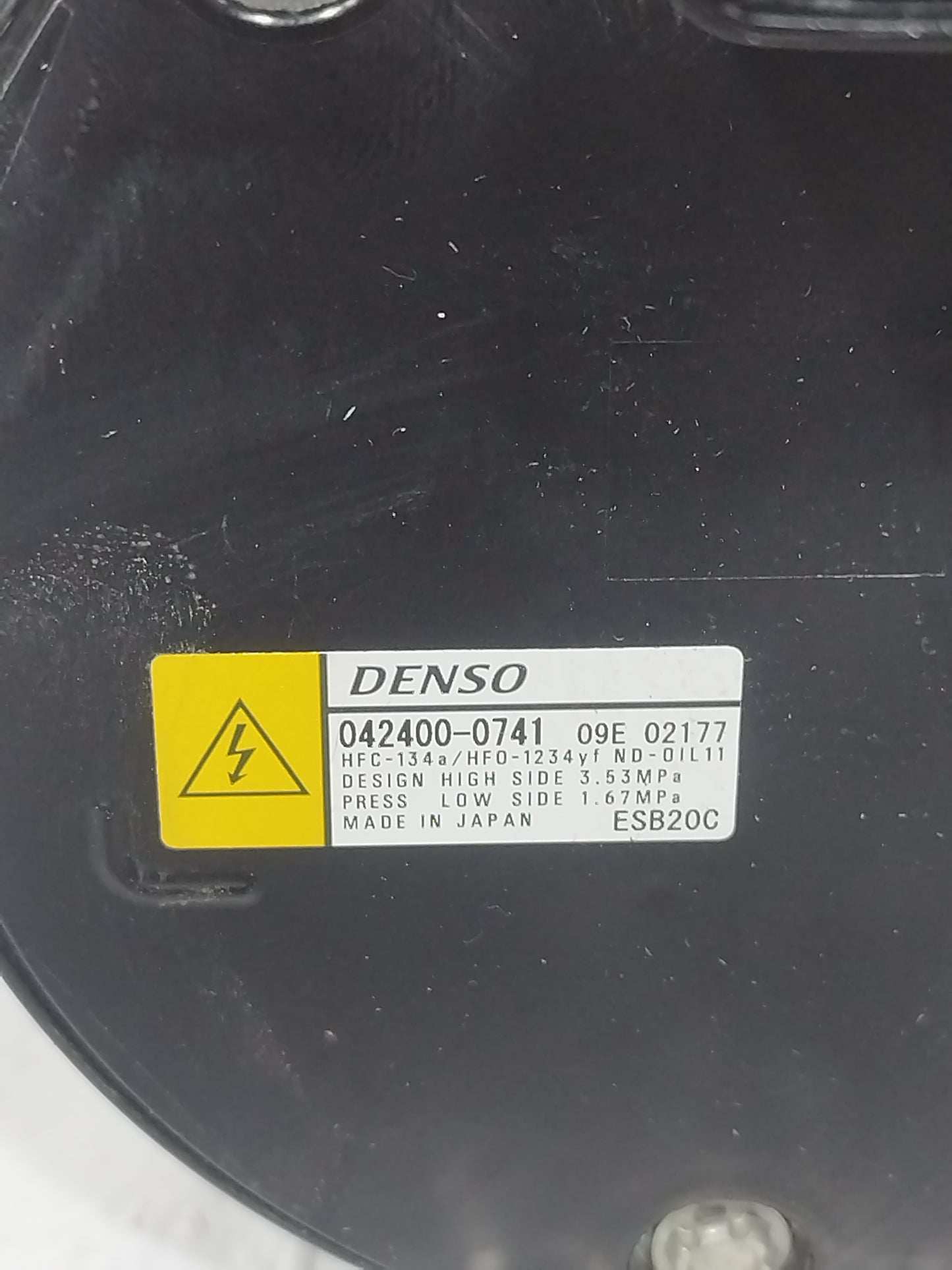 Klimakompressor Toyota Yaris Cross 1.5B / Hybrid 2021 Code: 042400-0741 ecoAC12002