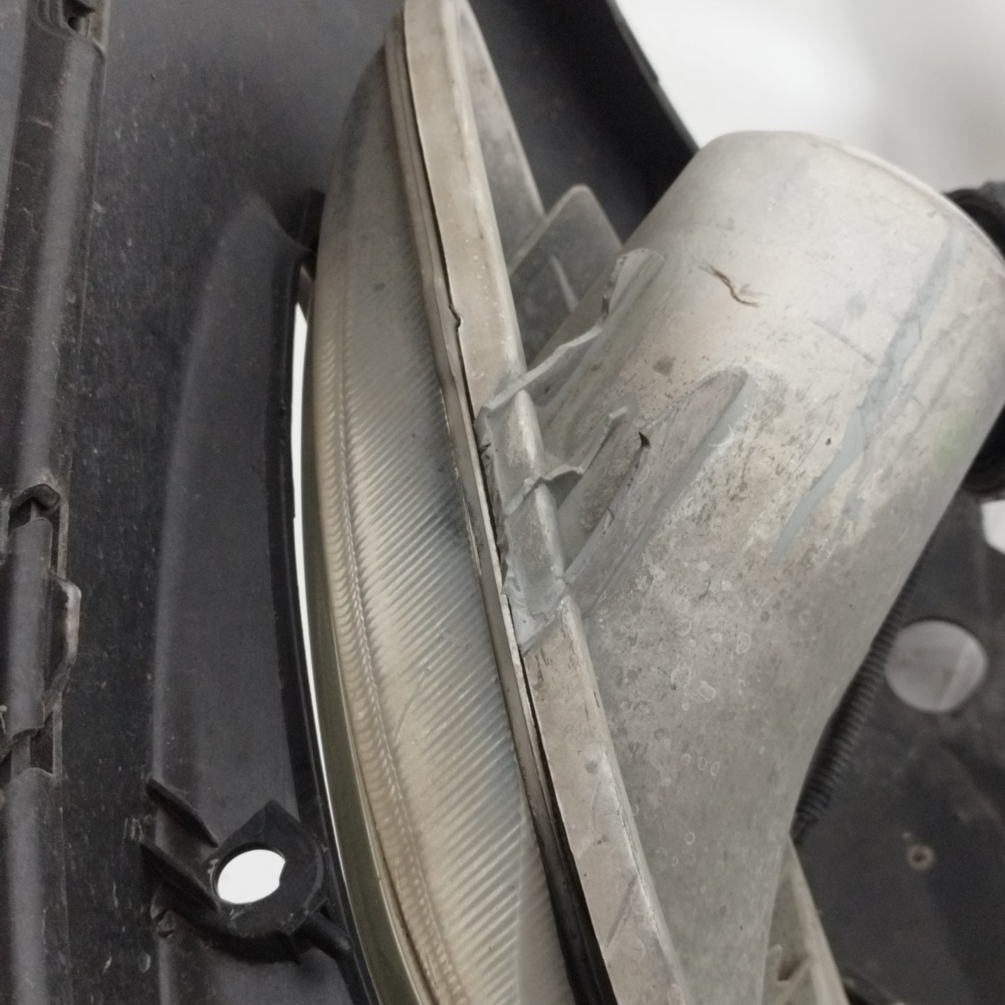 Front bumper black plastic Lancia Ypsilon 2005 ecoAC11901