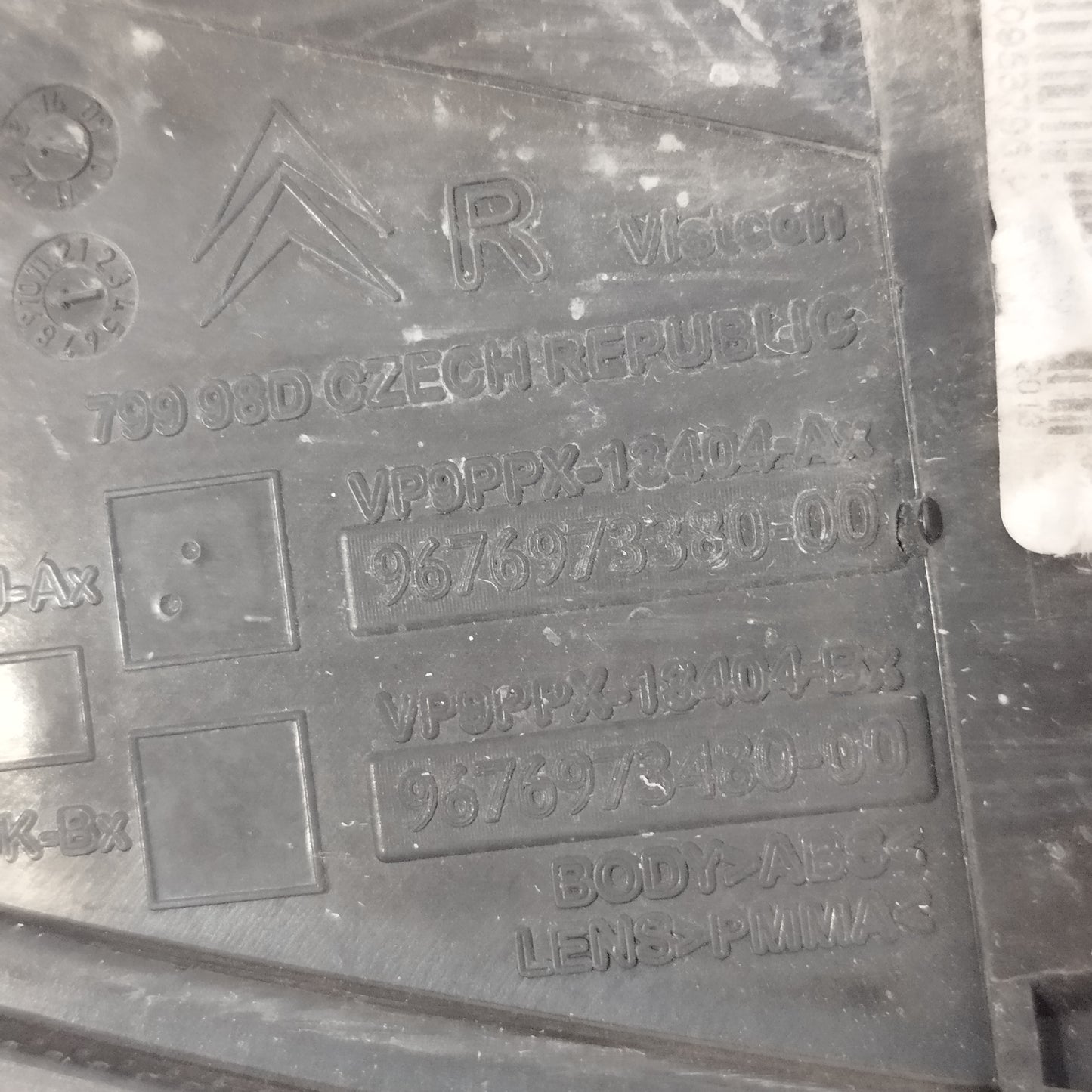 Fanale posteriore dx Citroen DS3 2013 Cod: 9676973380-00 ecoAC13865