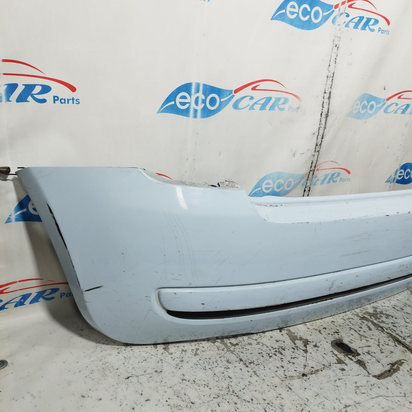 Light blue rear bumper Fiat 500 2009 ecoAC10399