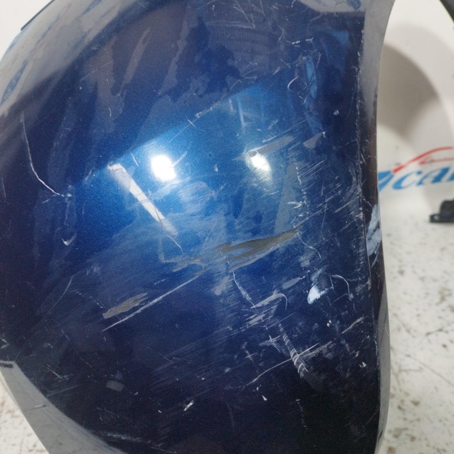 Rear mudguard right blue Smart ForFour 2005 ecoAC10392