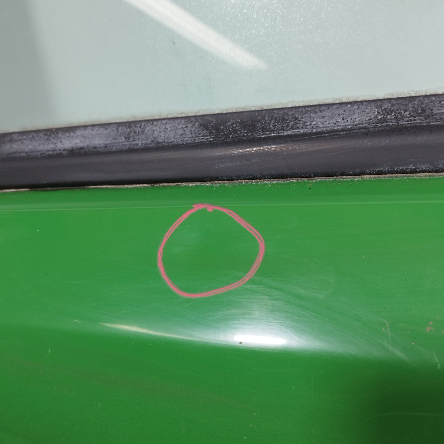 Sportello anteriore sx verde Fiat Panda Climbing 4x4 2008 ecoAC4314