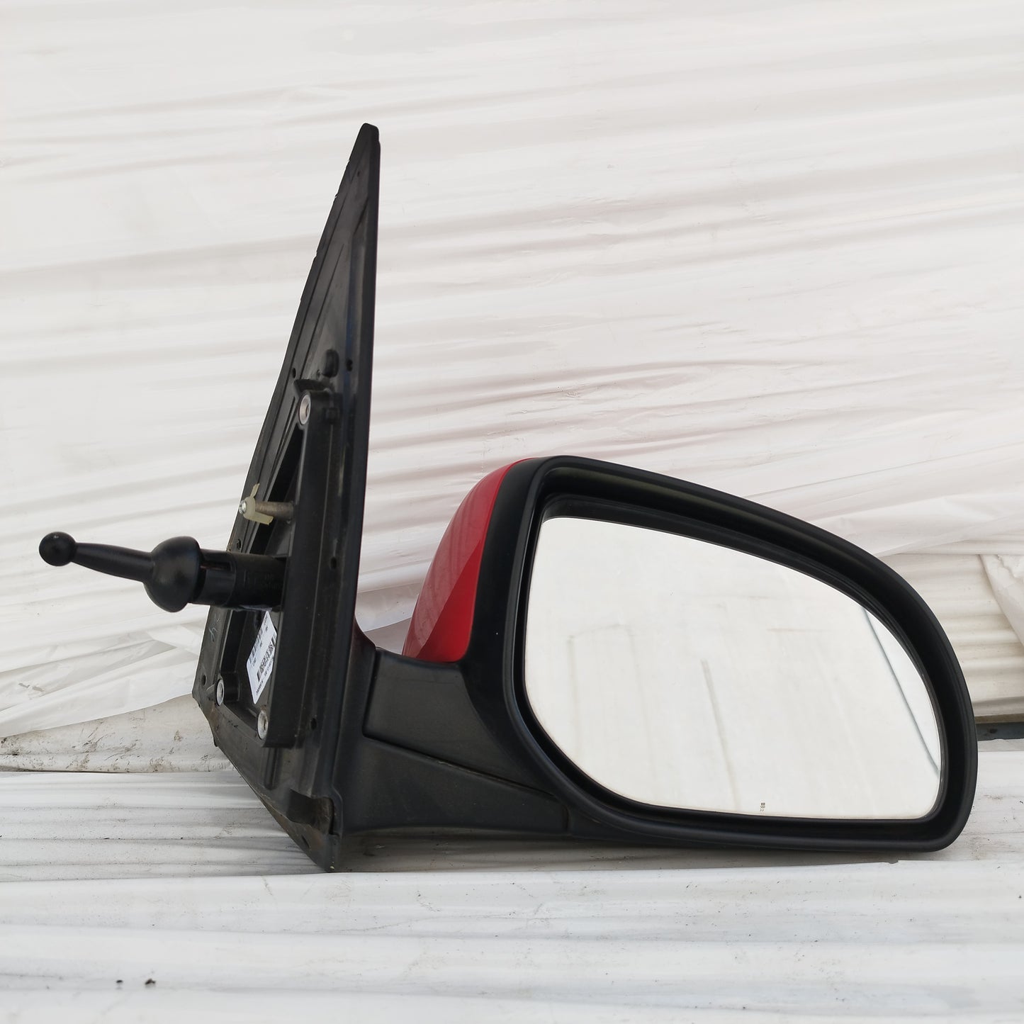 Specchietto manuale anteriore dx rosso Hyundai I10 (PA) 2011-201 ecoDM382