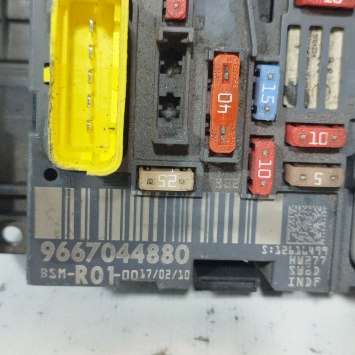 Bsm control unit Code: 9667044880 Citroen C4 Picasso 1.6HDI 2010 ecoAC9863