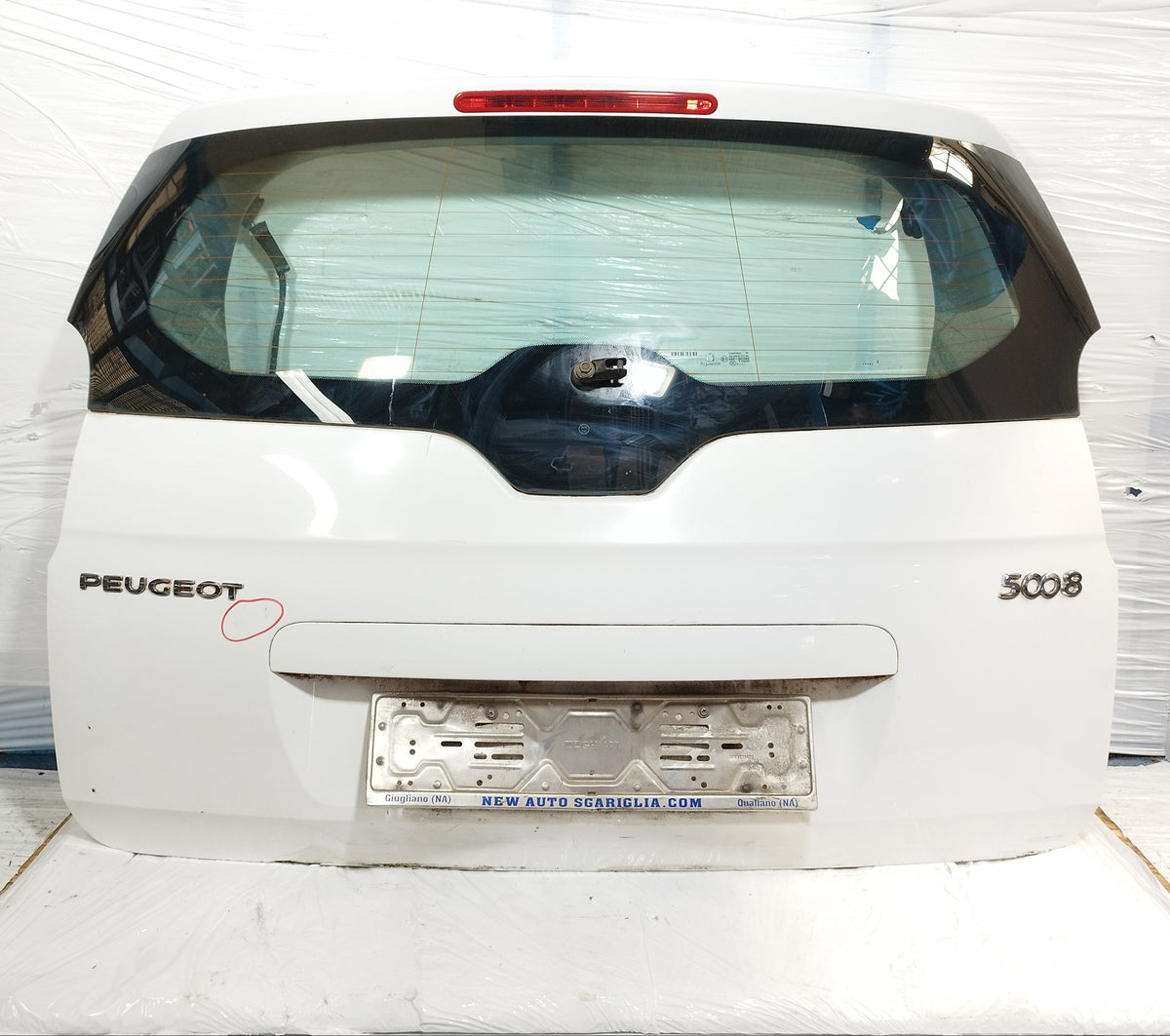 Portellone bianco Peugeot 5008 2009-2016 ecoAC17011