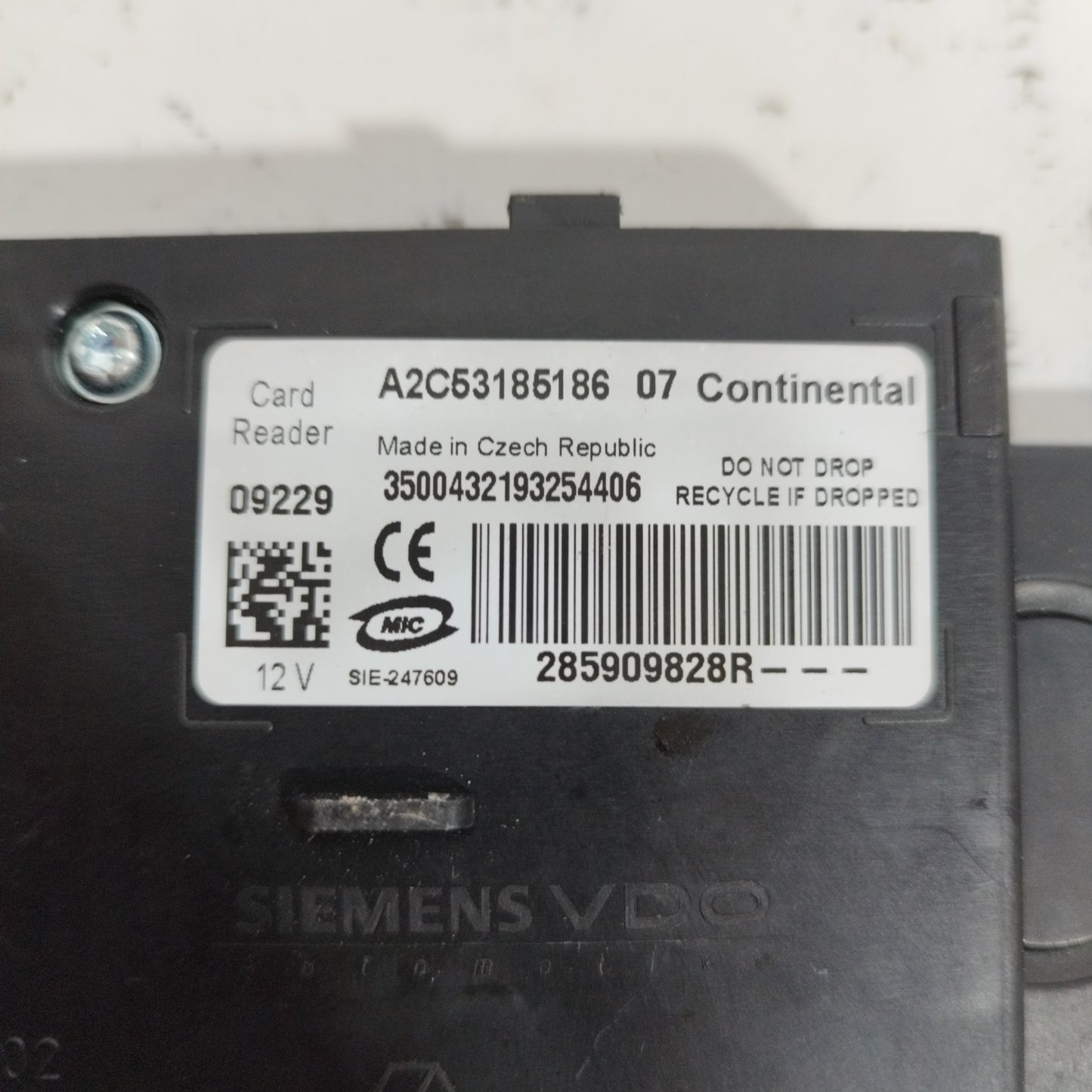 Zündkit Renault Scenic 1.5 DCI 2011 Code: 5180067137A ecoAC8368